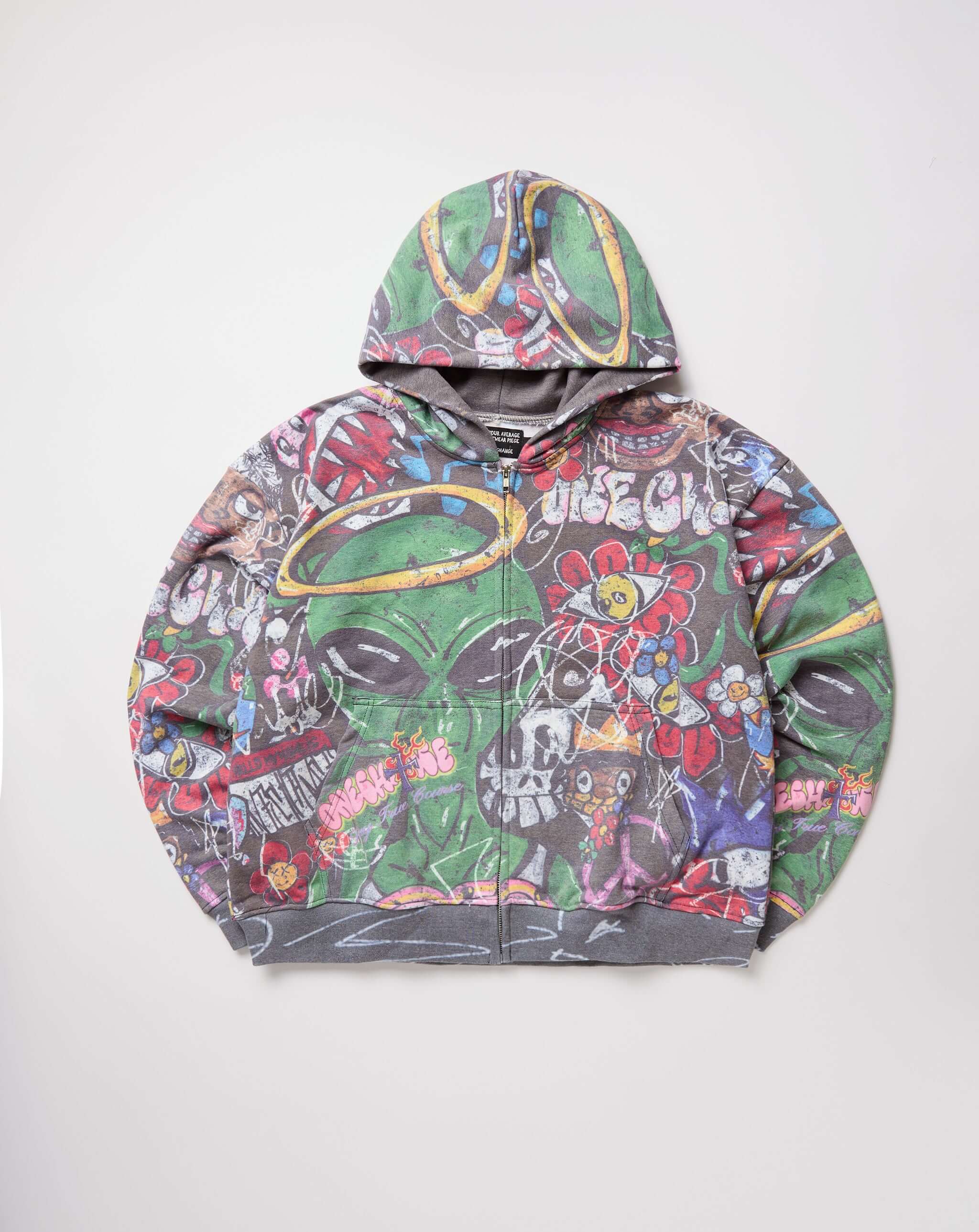 One Chance One Chance - Emotions All Over Zip Up - Multi