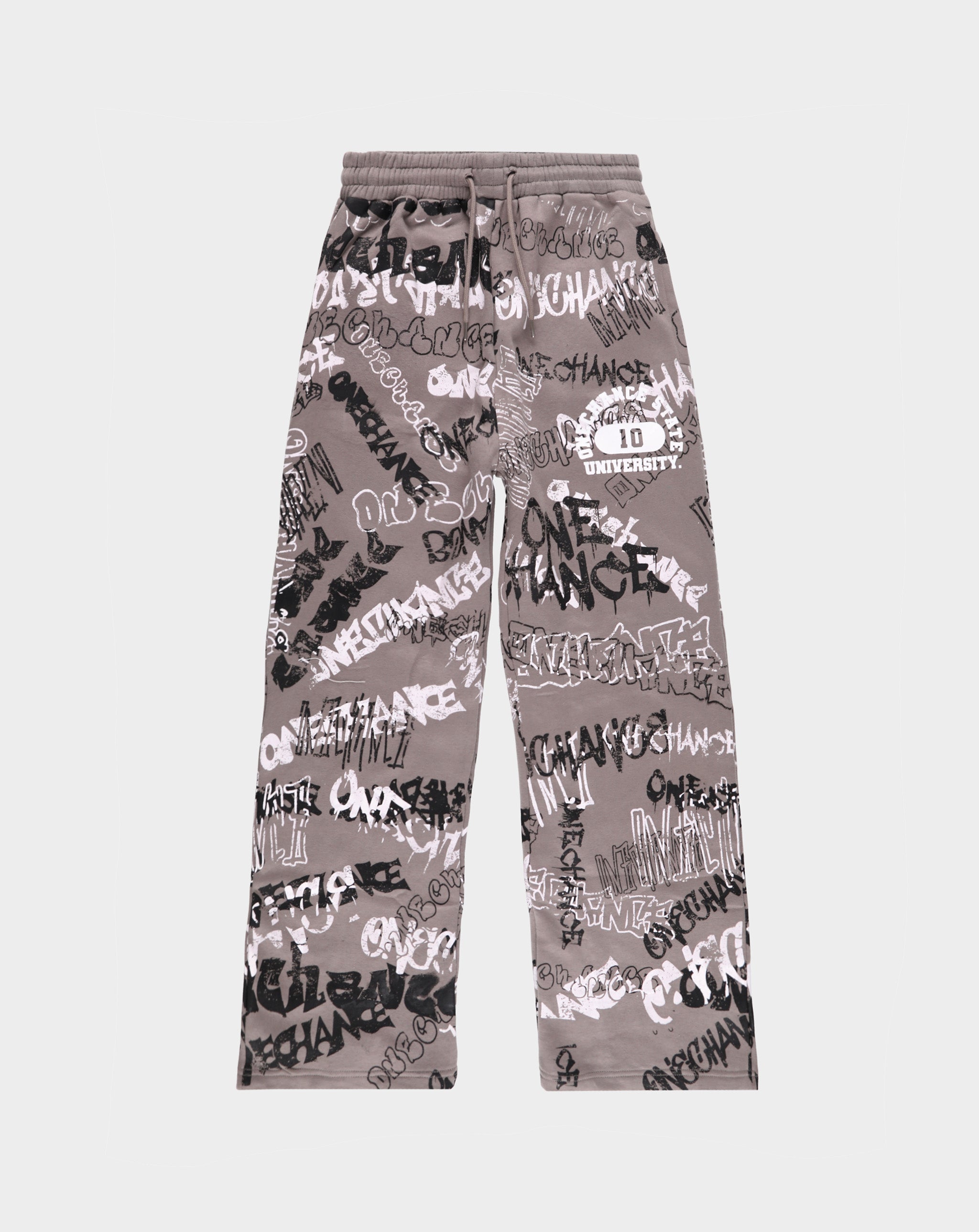 One Chance - Graffiti Sweatpants - Black – Rule of Next