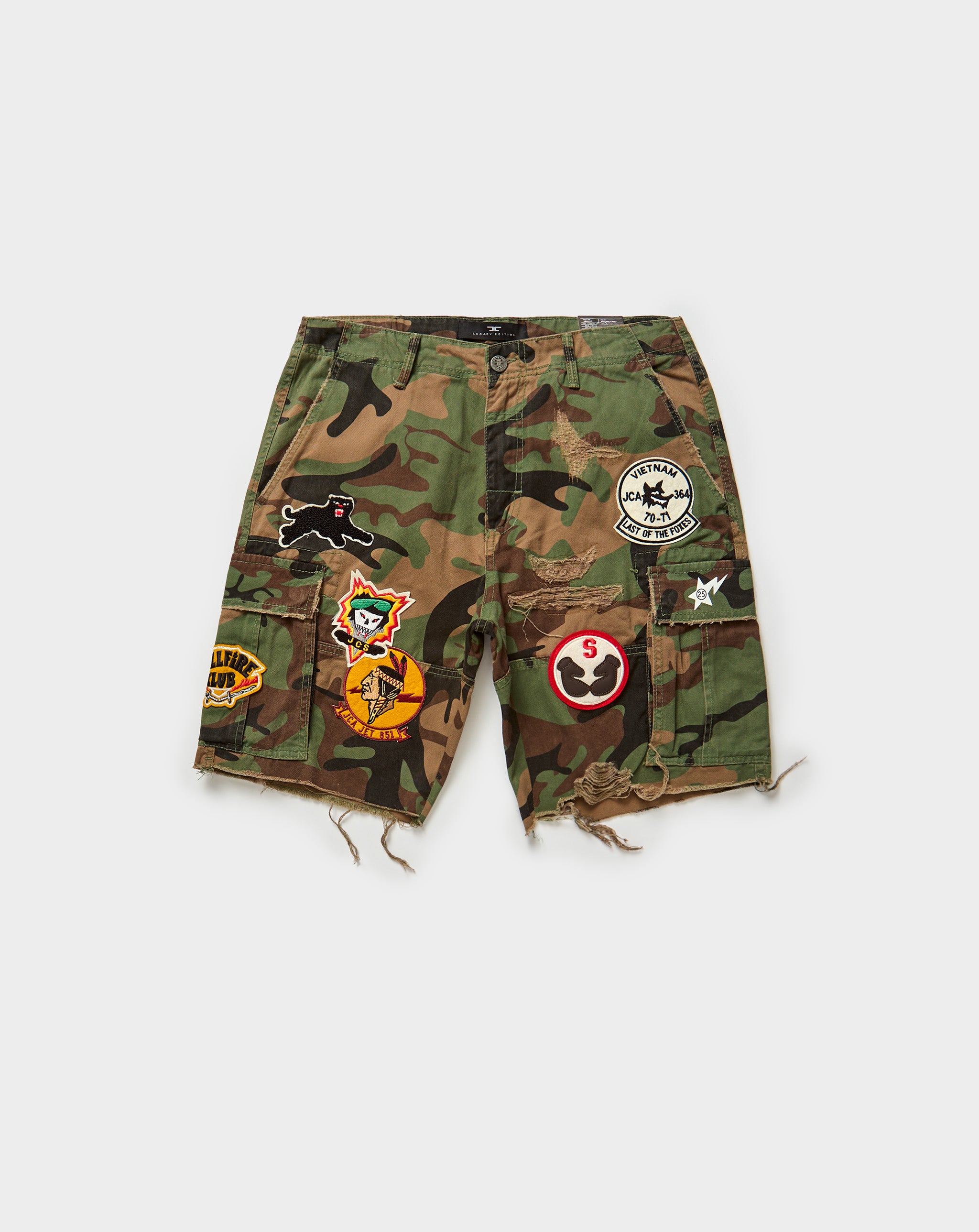 Jordan Craig Diary Cargo Shorts Vintage Camo. Underground Apparel 