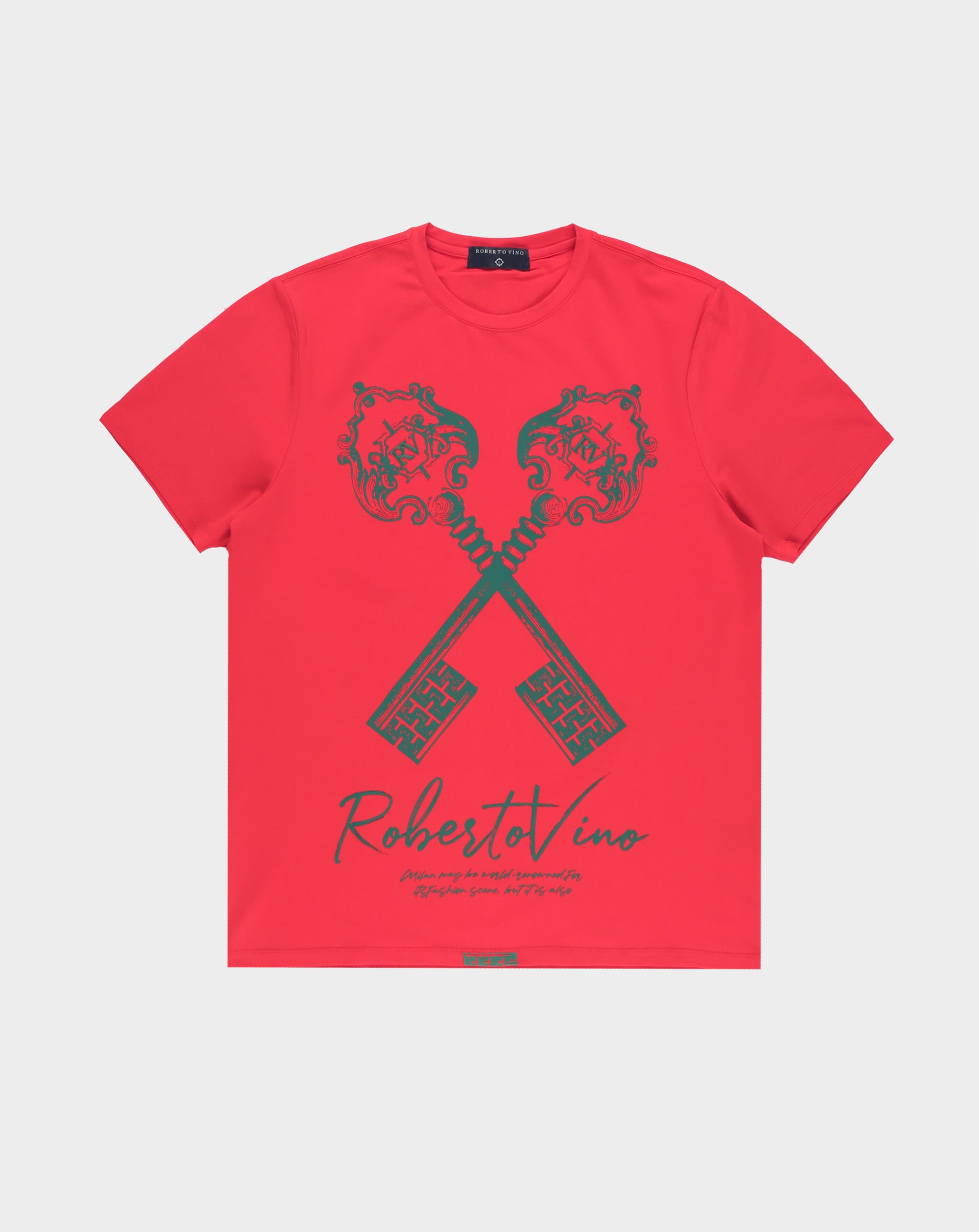 Roberto Vino Milano - Vino Keys T-Shirt - Red – Rule of Next