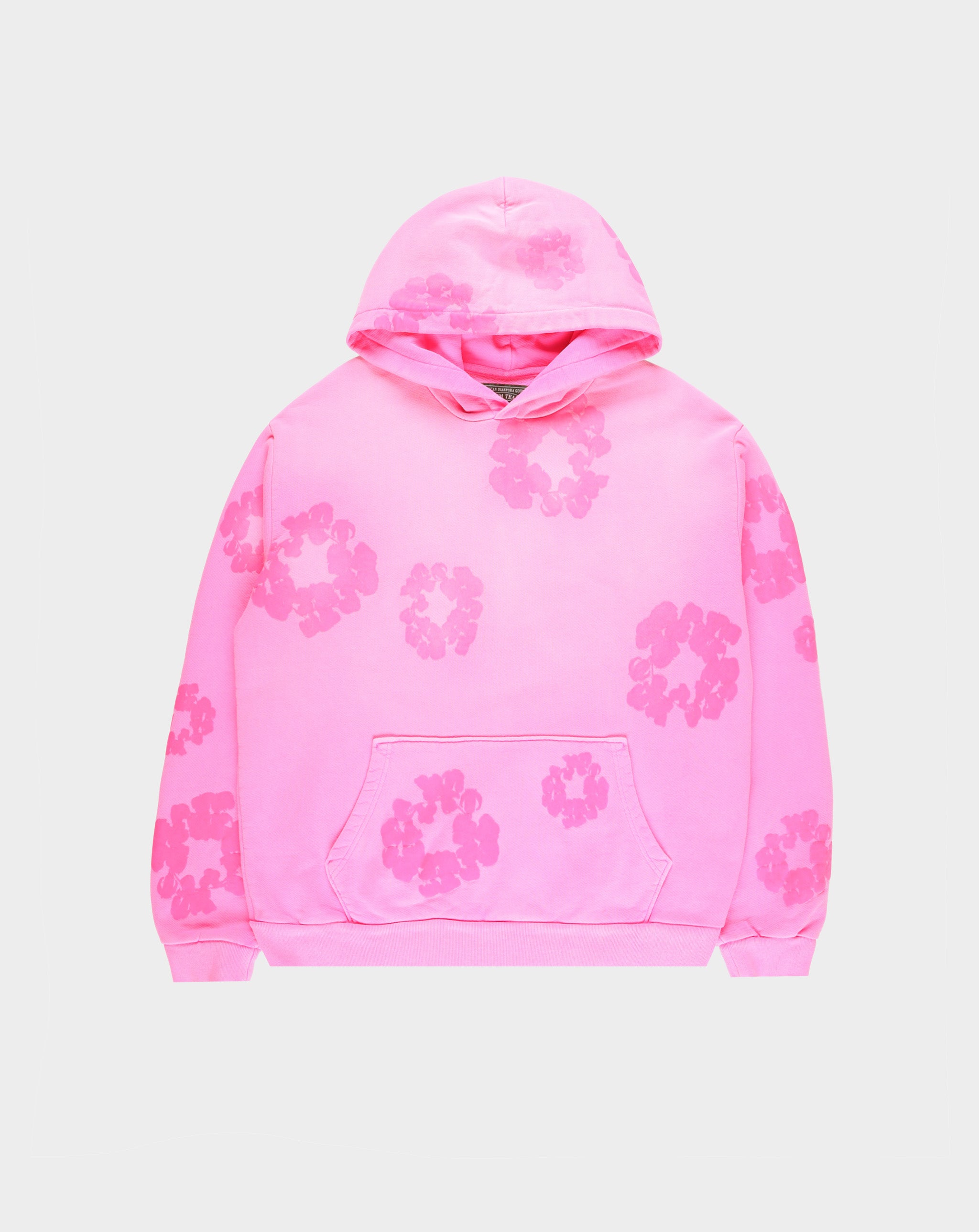 Denim Tears - Mono Cotton Wreath Hoodie - Pink – Rule of Next