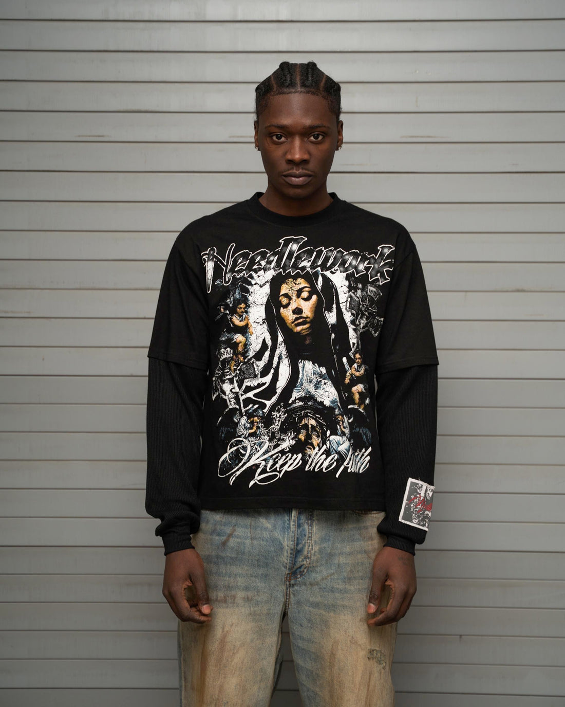 Needleworks Keep The Faith Thermal - Underground Streetwear Braid - ruleofnext.com
