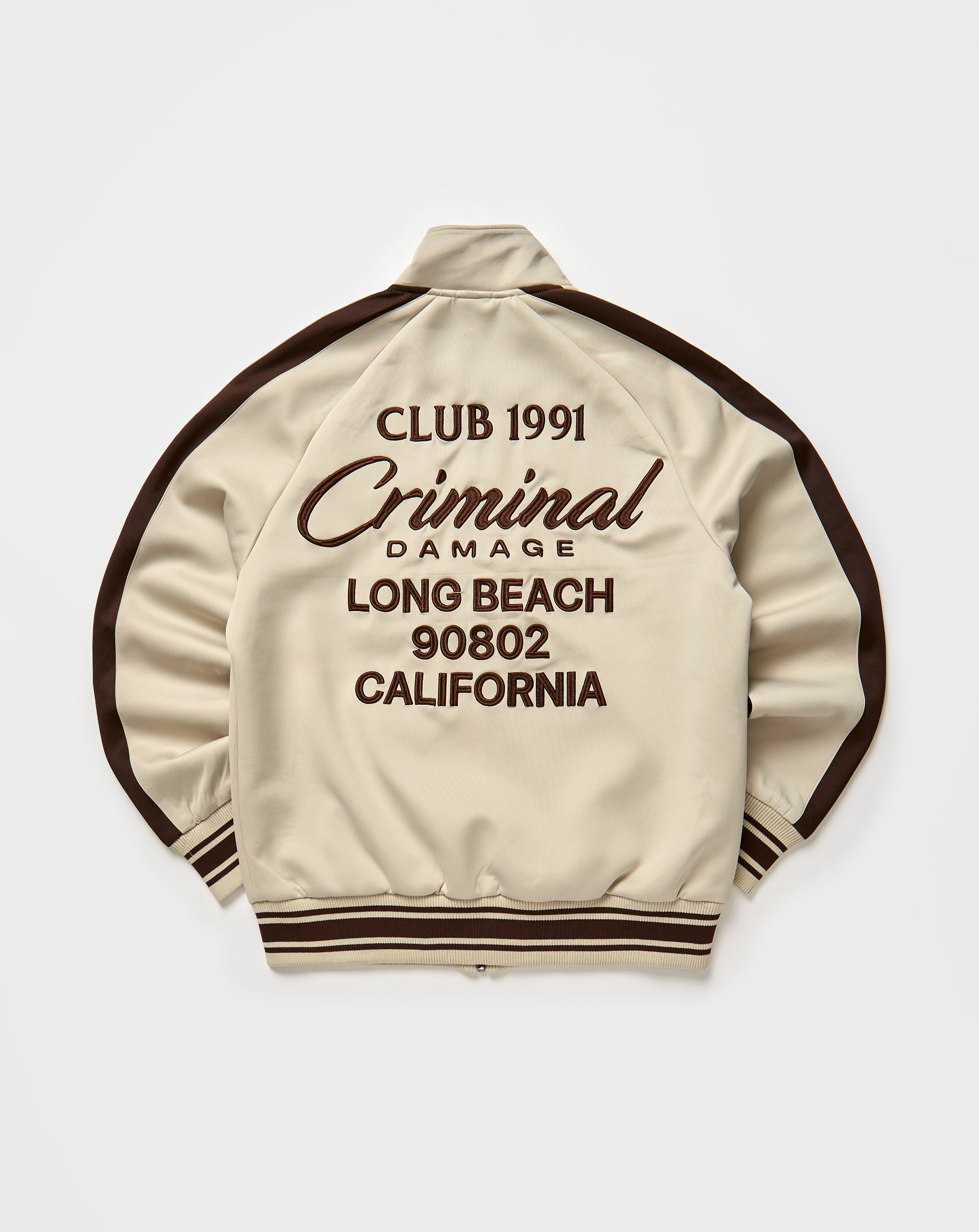 Criminal Damage Pin Tuck Track Top. Underground Apparel. Rule of Next Streetwear.