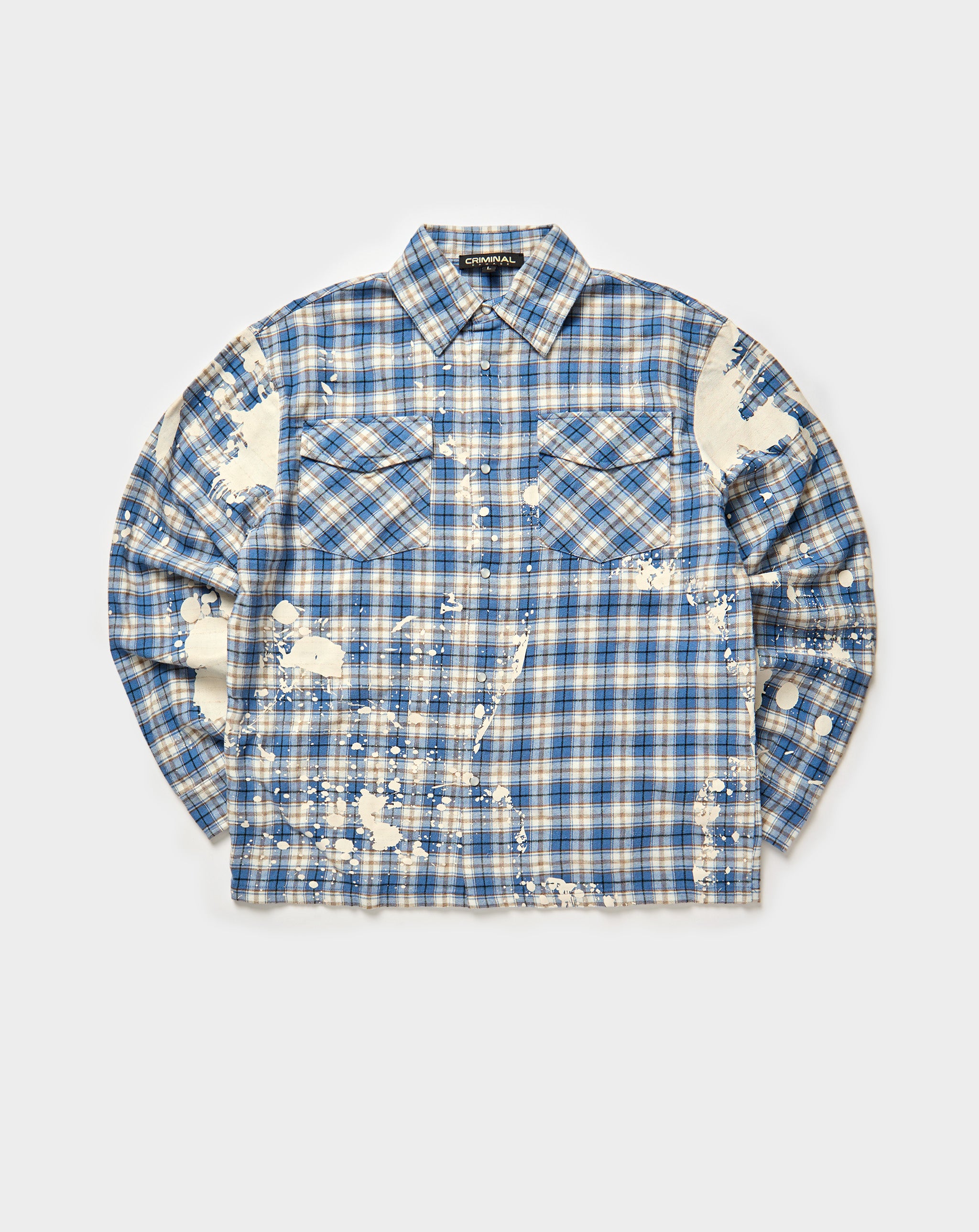 Bleached Plaid Shirt