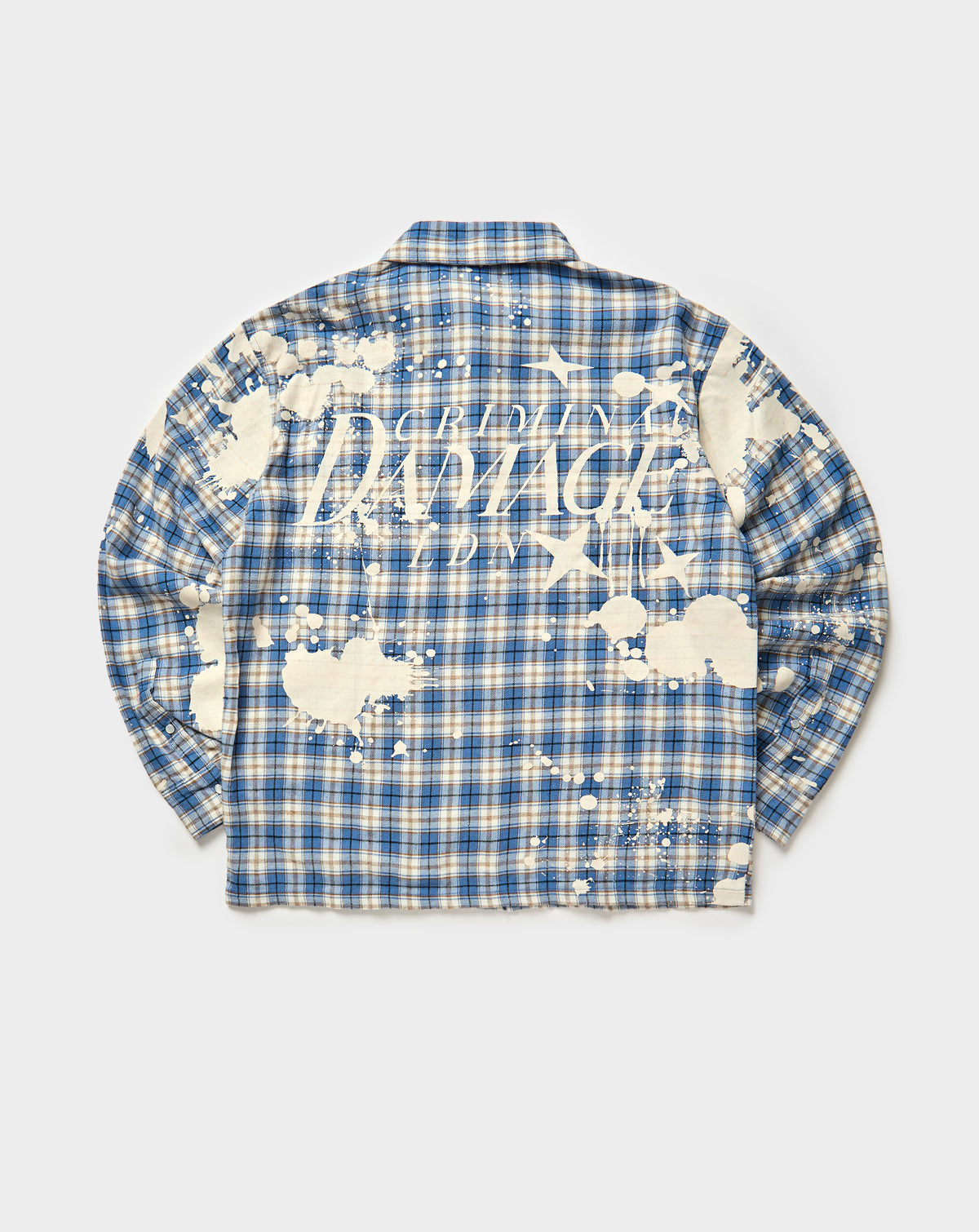 Bleached Plaid Shirt