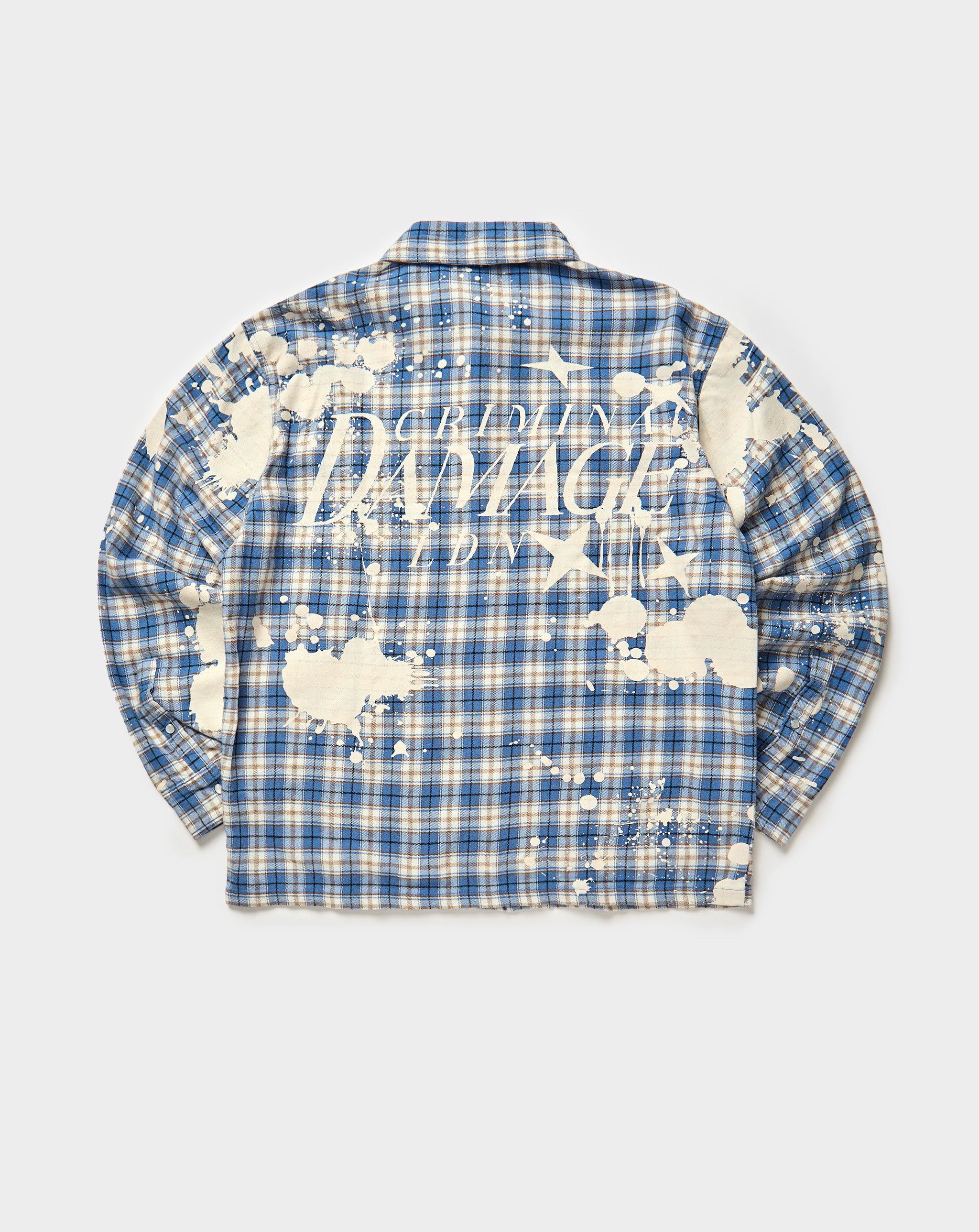 Bleached Plaid Shirt
