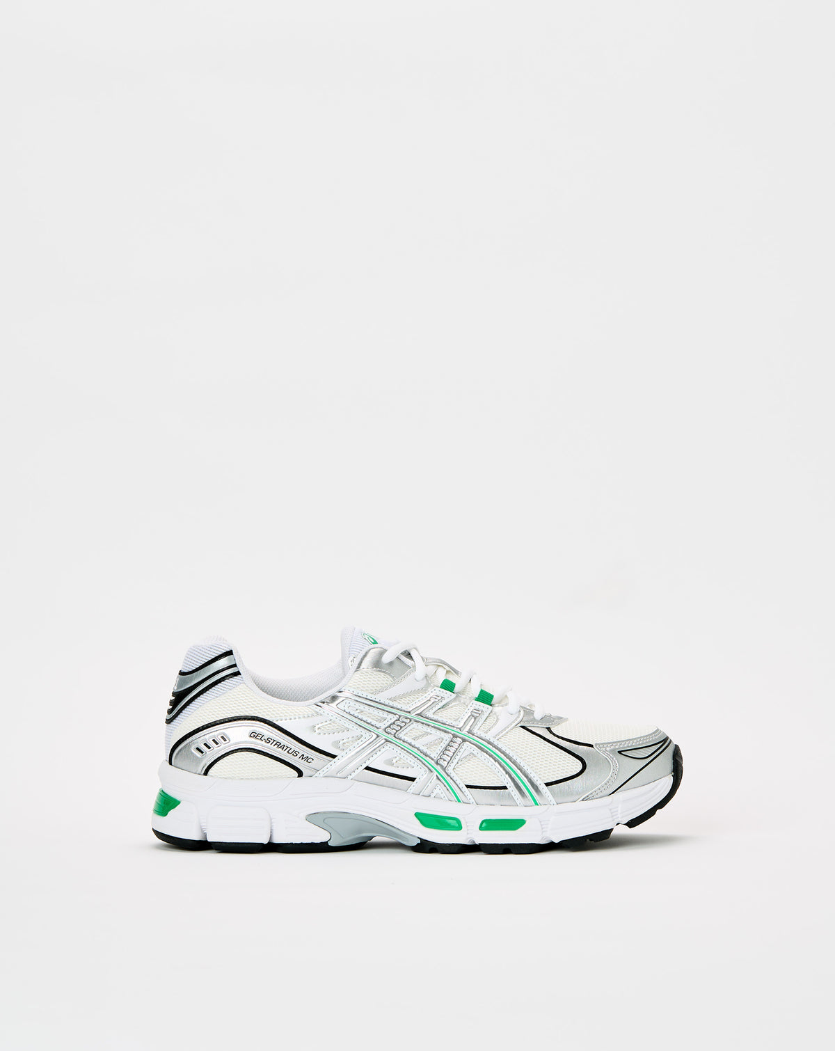 asics Gel-Stratus MC in White / Cilantro