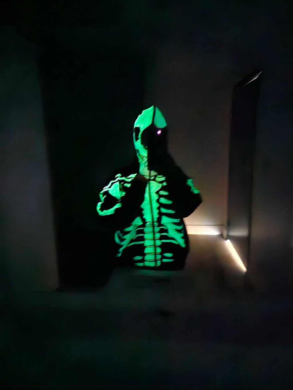 PRVT LBL Skeleton Glow Hoodie - Rule of Next Apparel