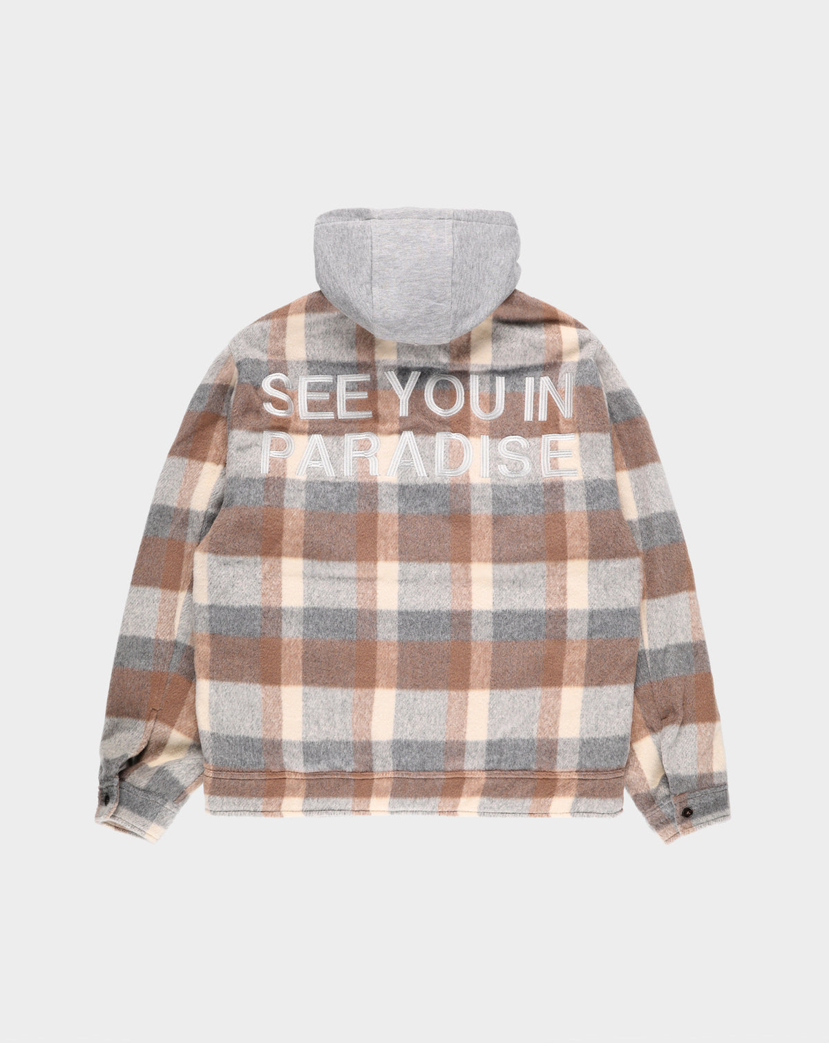 Jordan Craig Flannel Over Shirt With Hood - Rule of Next Apparel