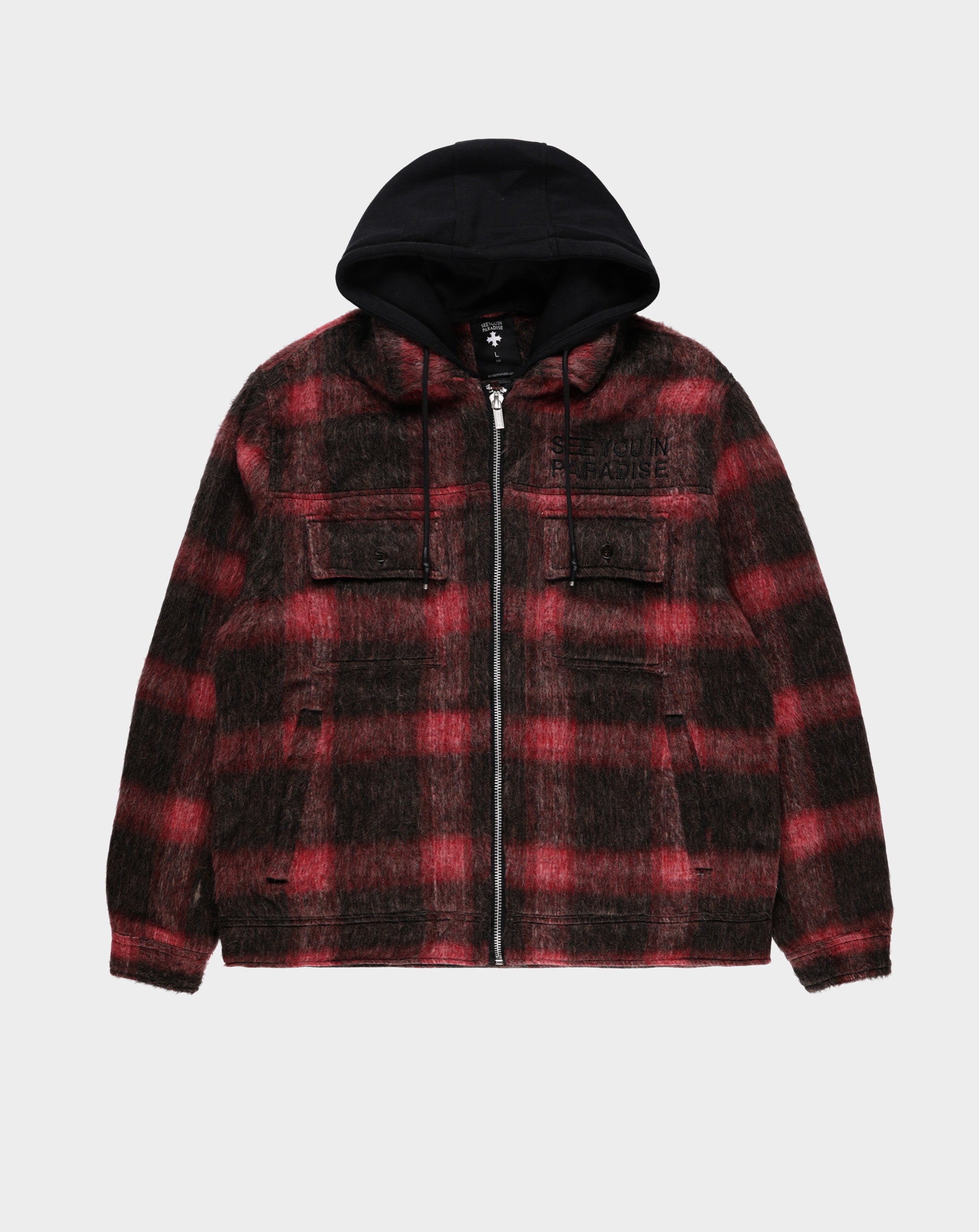 Jordan Craig Hooded Flannel Over Shirt - Rule of Next Apparel