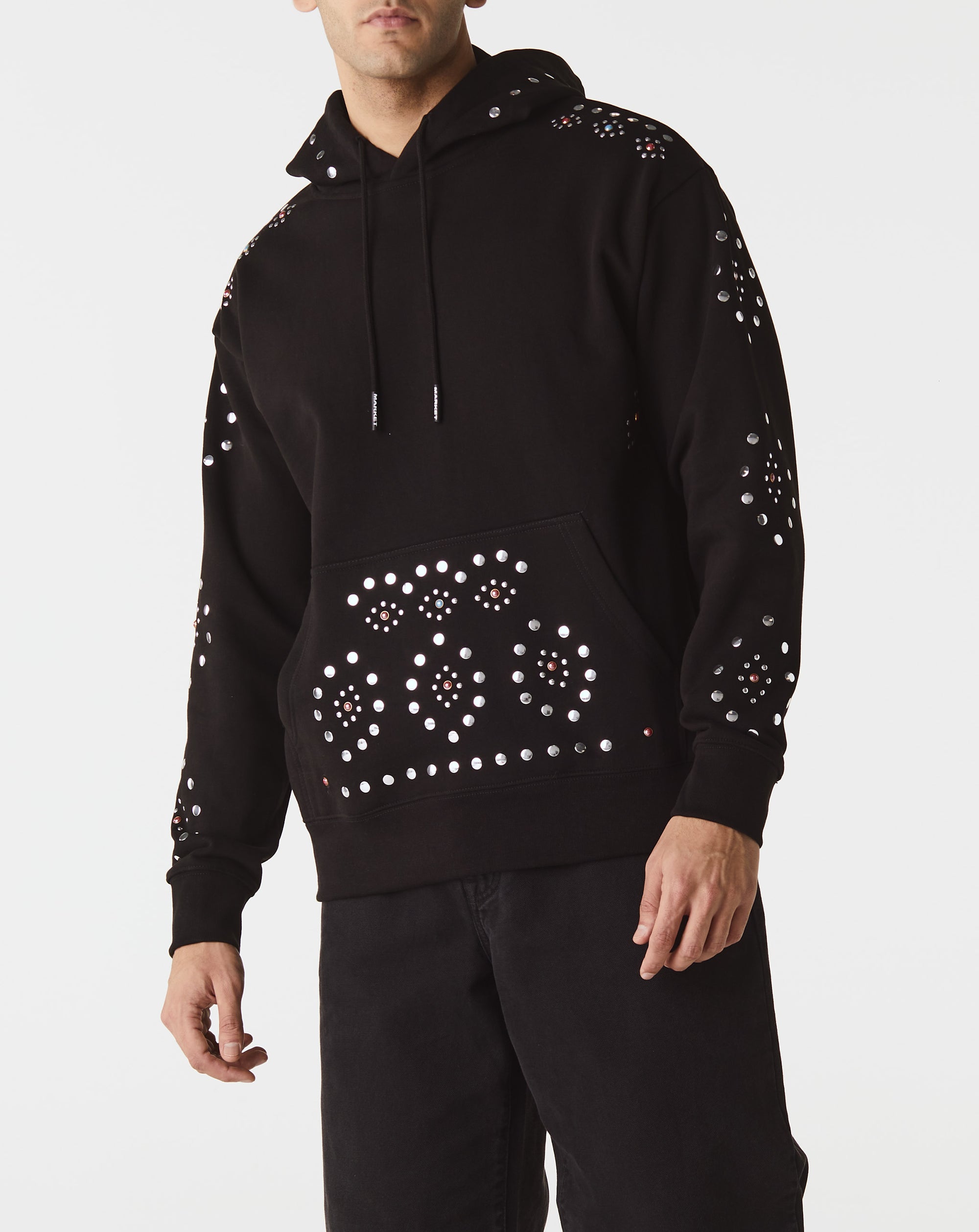 Market Studded Pullover Hoodie - Rule of Next Apparel