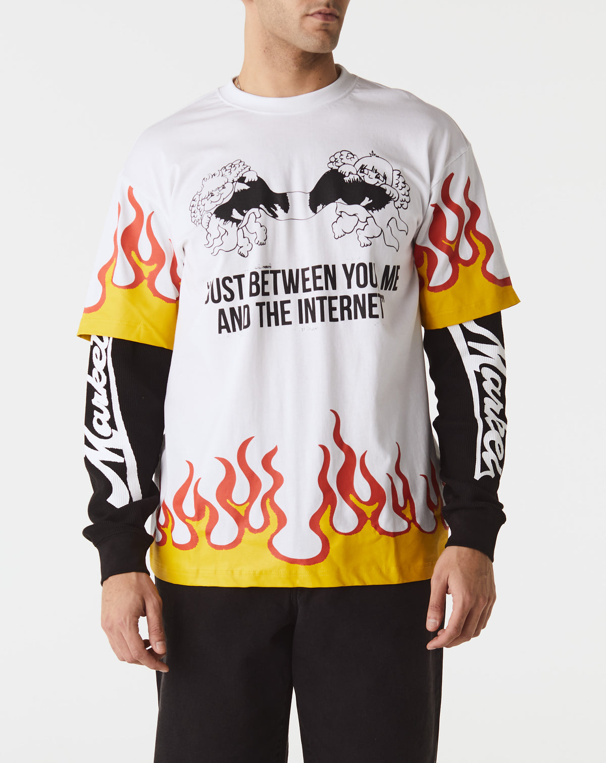 Market Flamed Ls Thermal Layer T-Shirt - Rule of Next Apparel