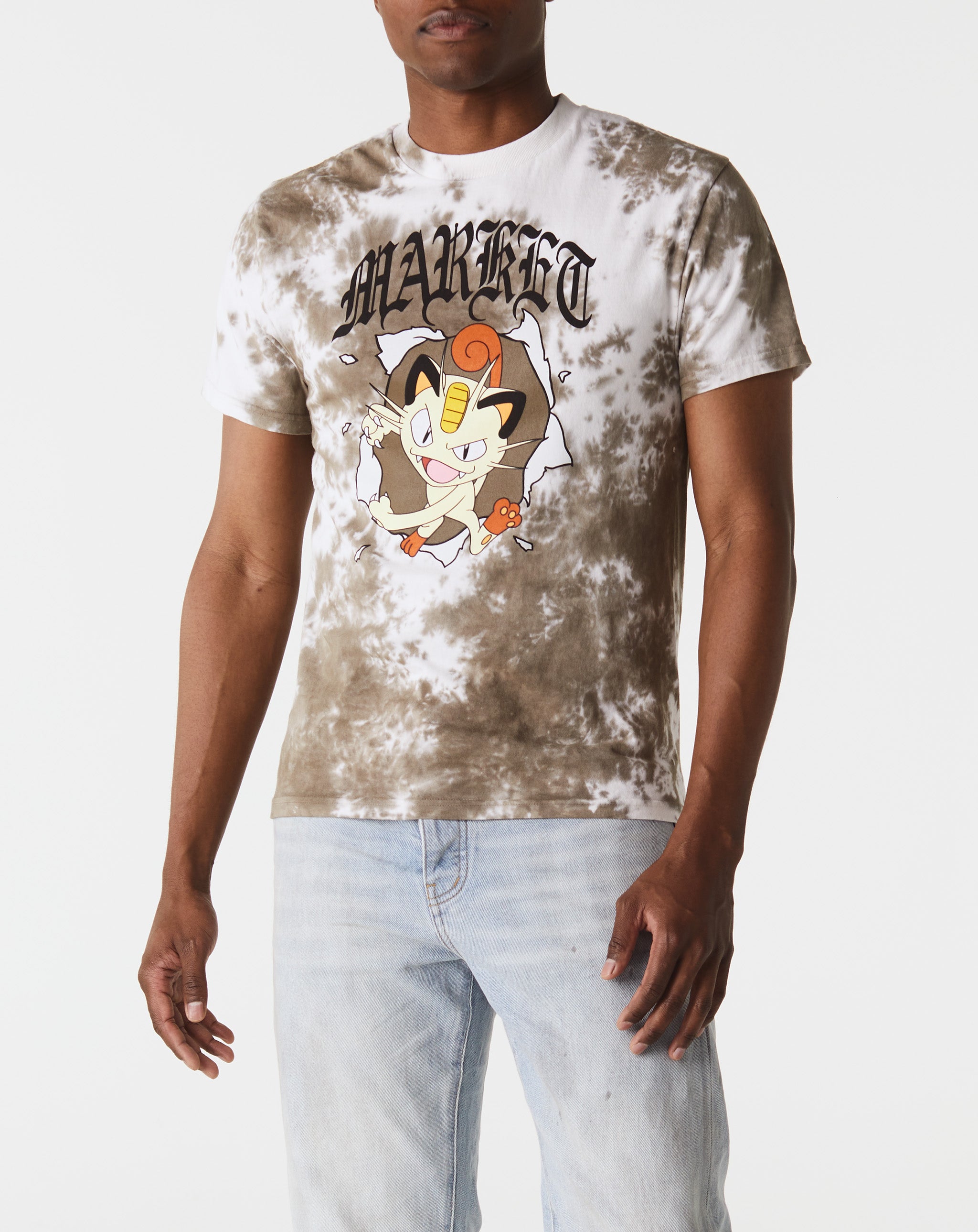 Market Meowth Dye T-Shirt - Rule of Next Apparel