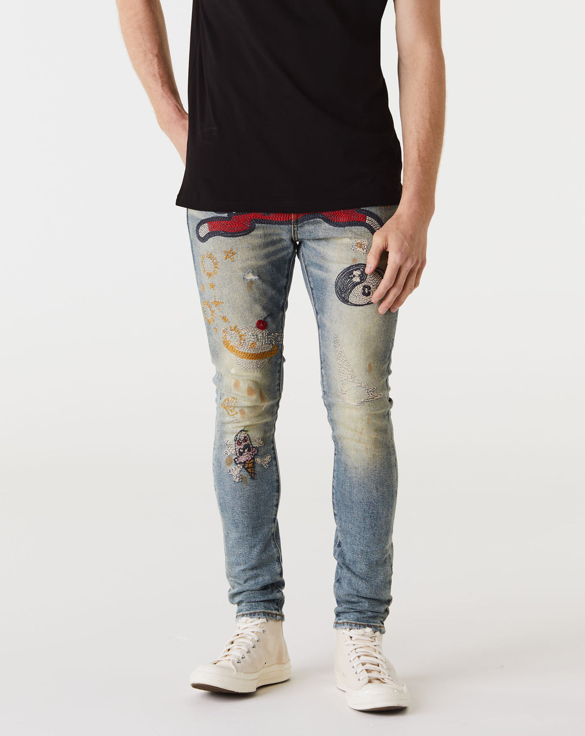 IceCream Yin & Yang Jean (Chocolate Fit) - Rule of Next Apparel