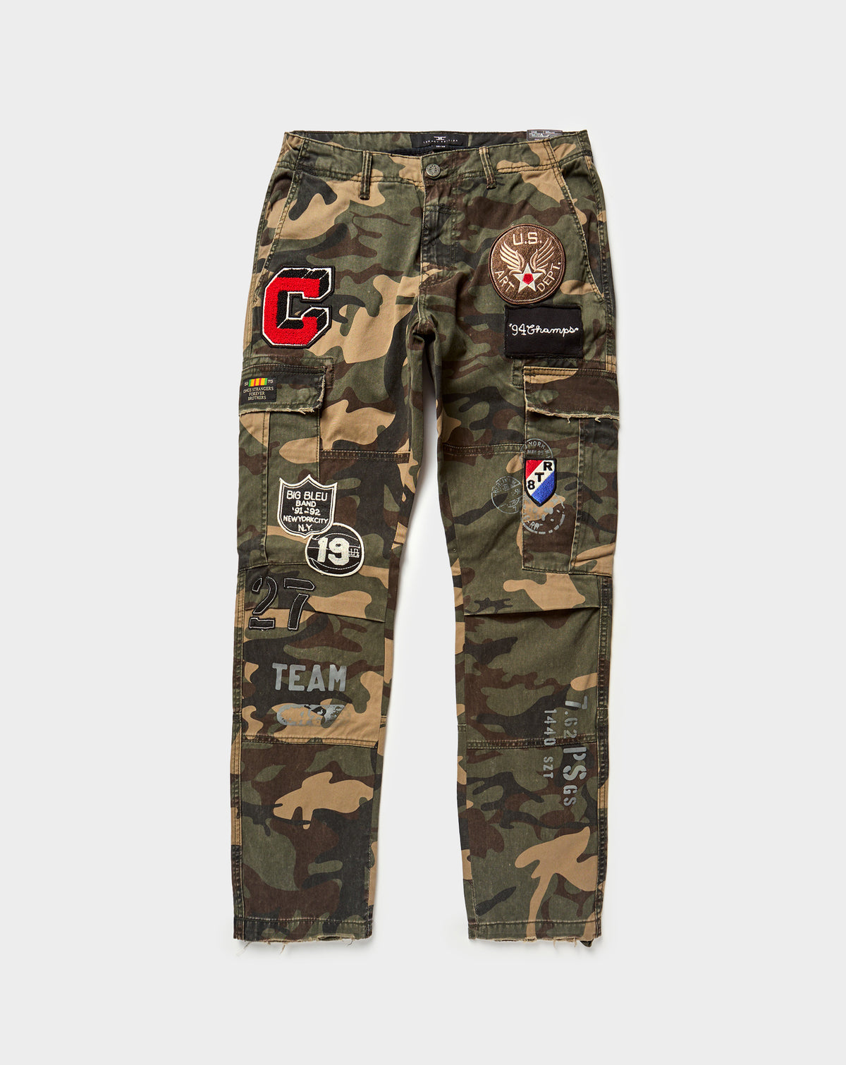 Camo Pant With Patches