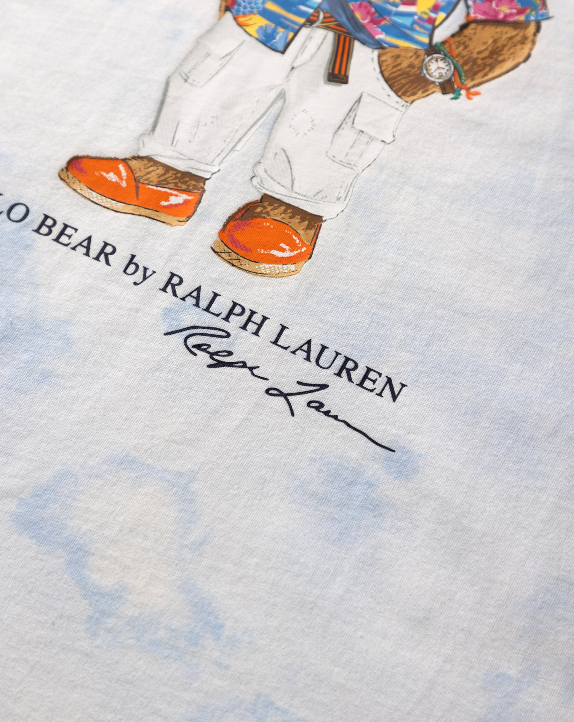 Polo Ralph Lauren Beach Club Bear Cloud Wash T-Shirt - Rule of Next Apparel