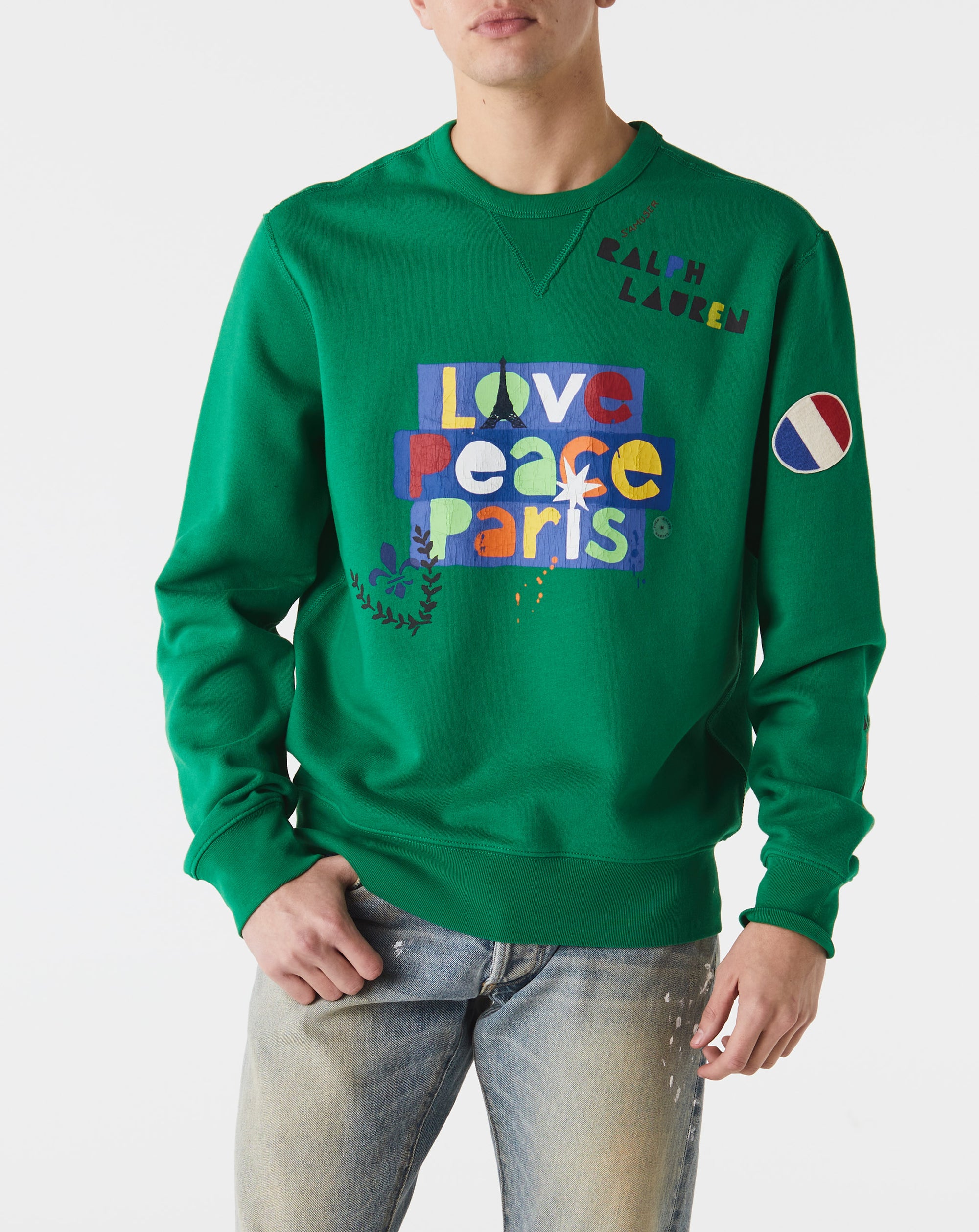 Polo Ralph Lauren Love Peace Paris Crew - Rule of Next Apparel