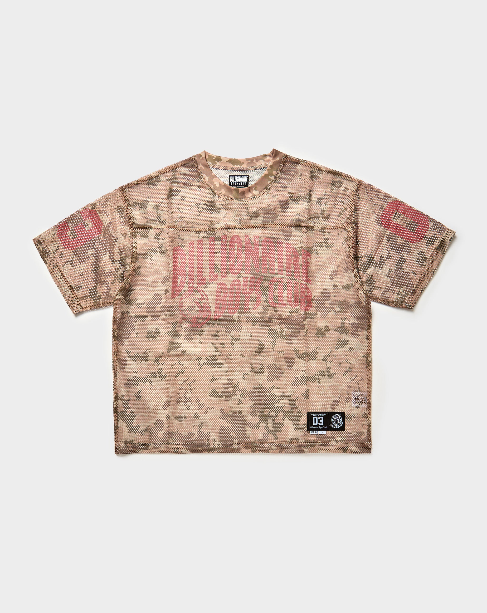 Billionaire Boys Club BB Varsity Mesh T-Shirt. Underground Apparel. Rule of Next Streetwear.