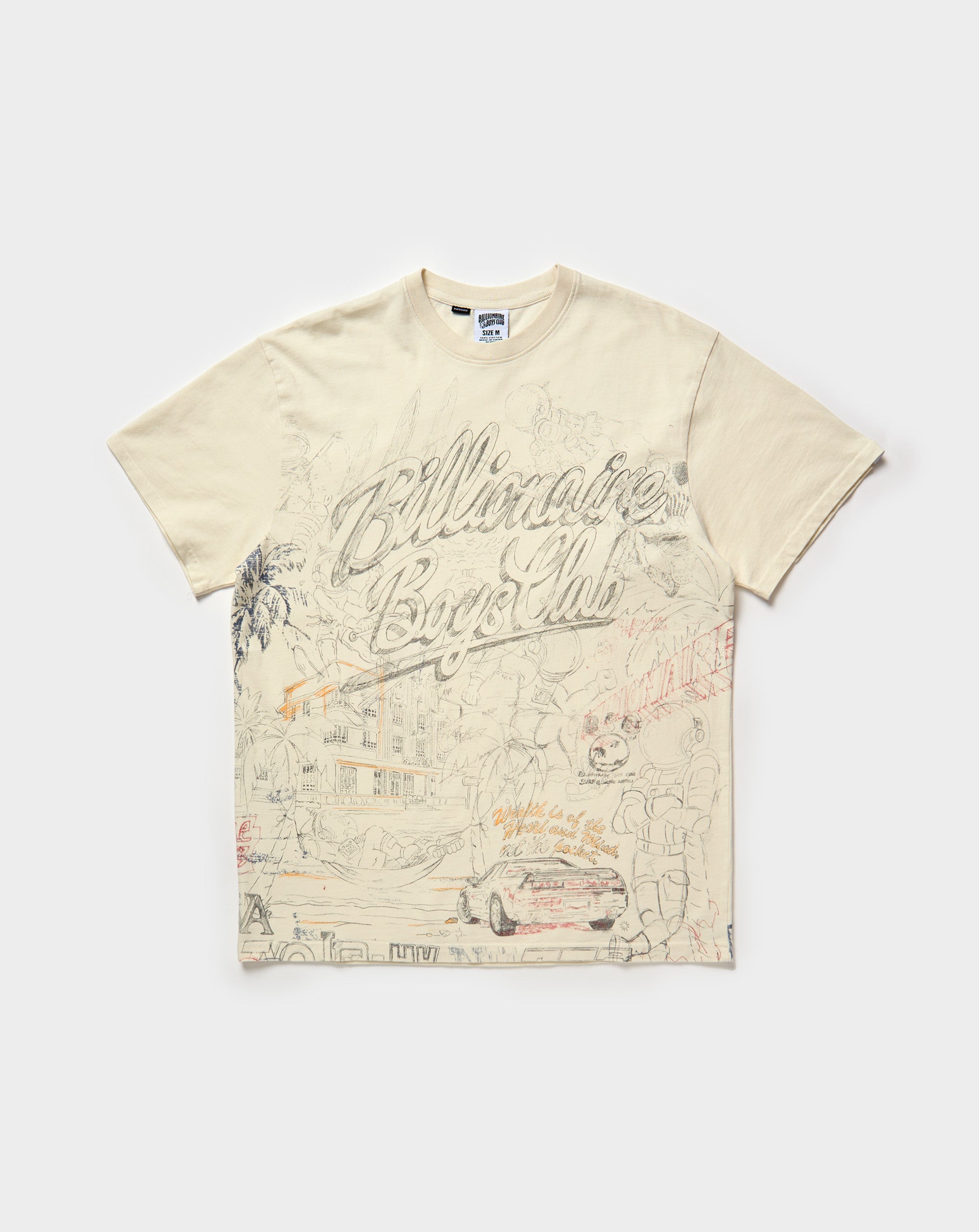 Billionaire Boys Club BB Sketch T-Shirt. Underground Apparel. Rule of Next Streetwear.