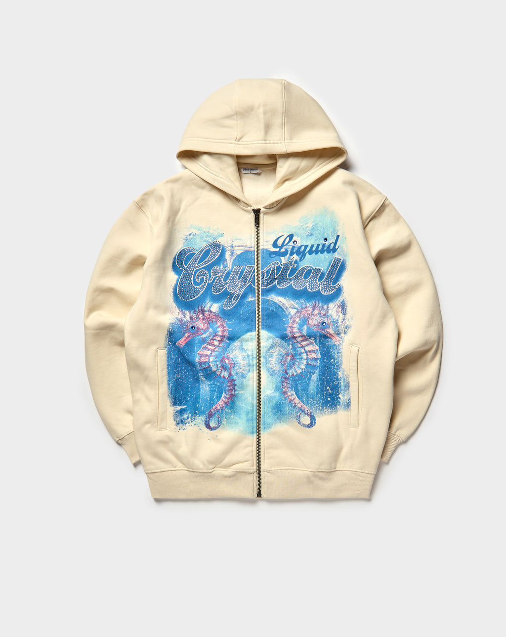 Jordan Craig Rhinestone Seahorses Hoodie - Rule of Next Apparel