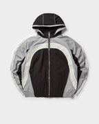 Jordan Craig Nylon Striped Hoodie. Streetwear Apparel. Rule of Next - The Underground