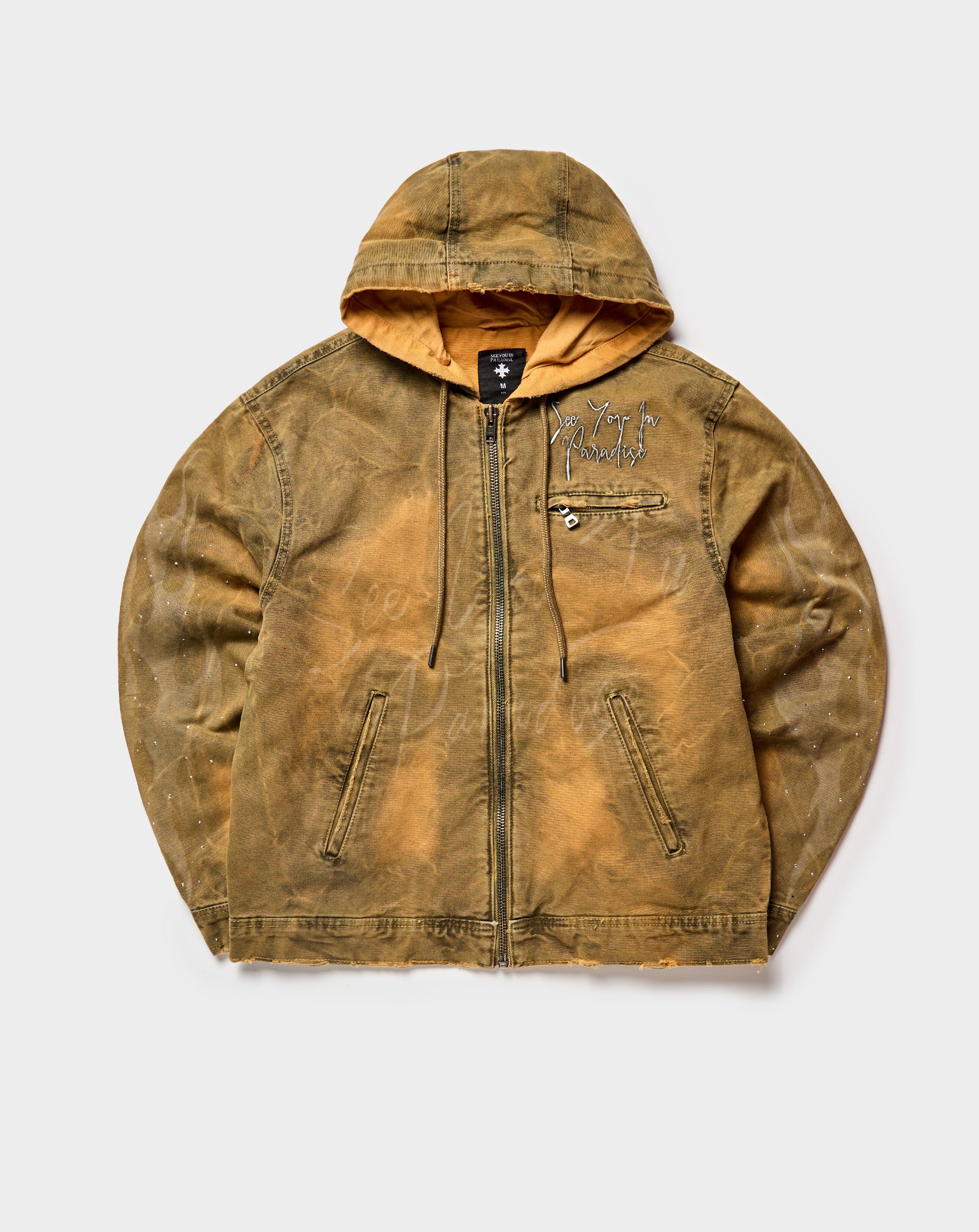 Workwear Jacket With Crystals