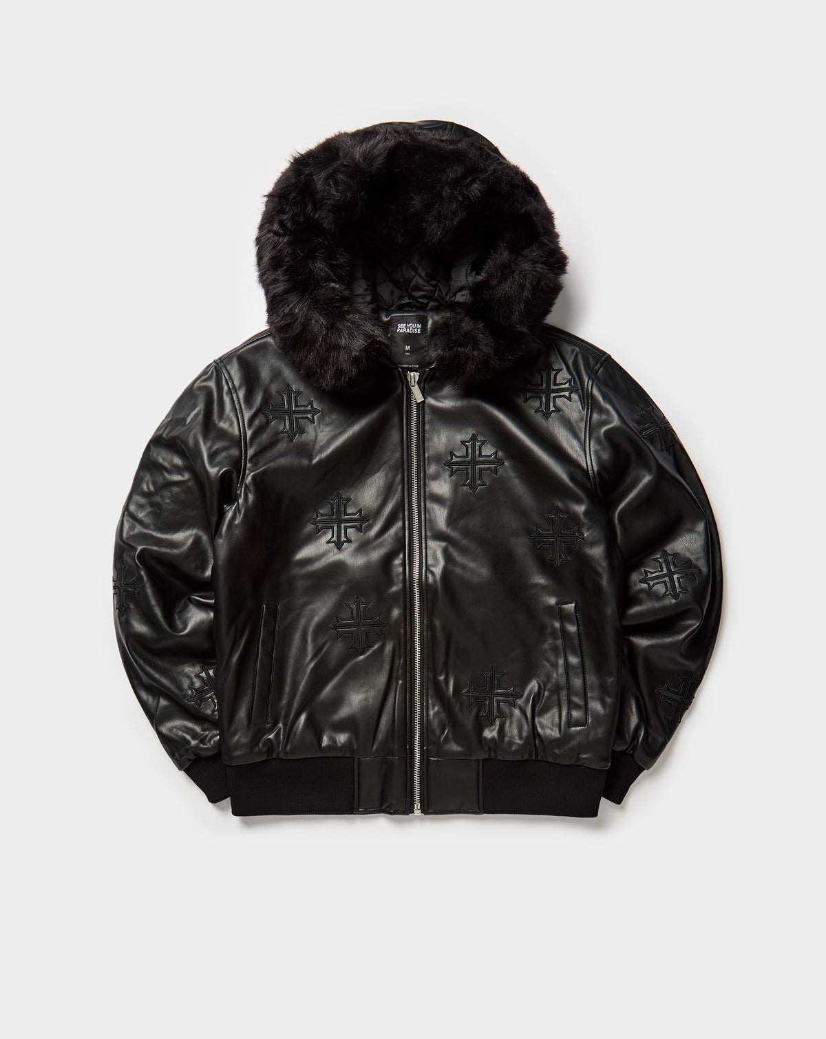 Jordan Craig PU Bomber Fur Cross. Streetwear Apparel. Rule of Next - The Underground