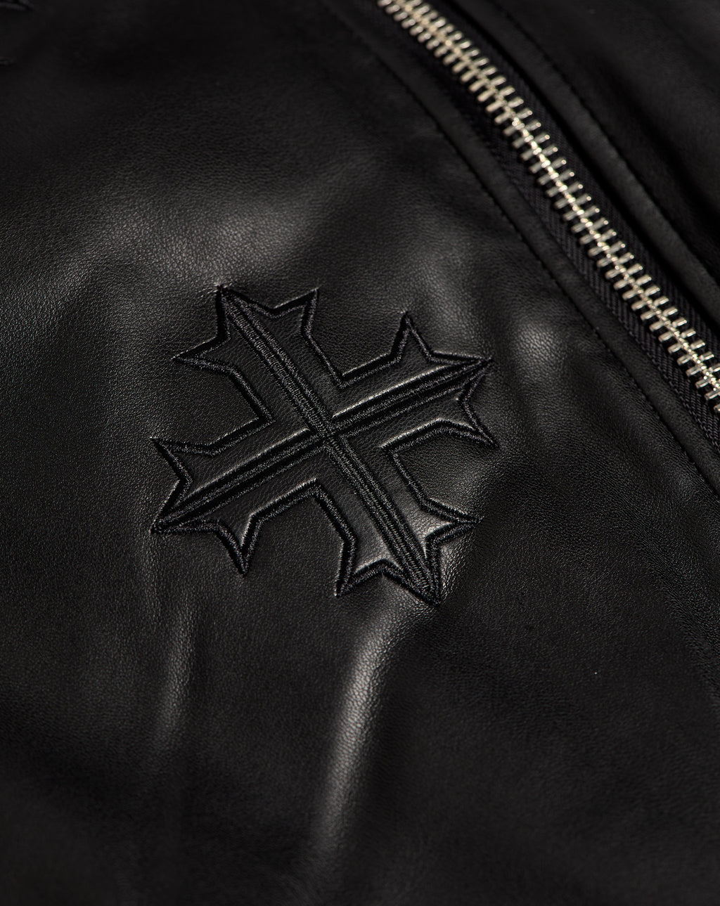 PU Bomber Fur Cross