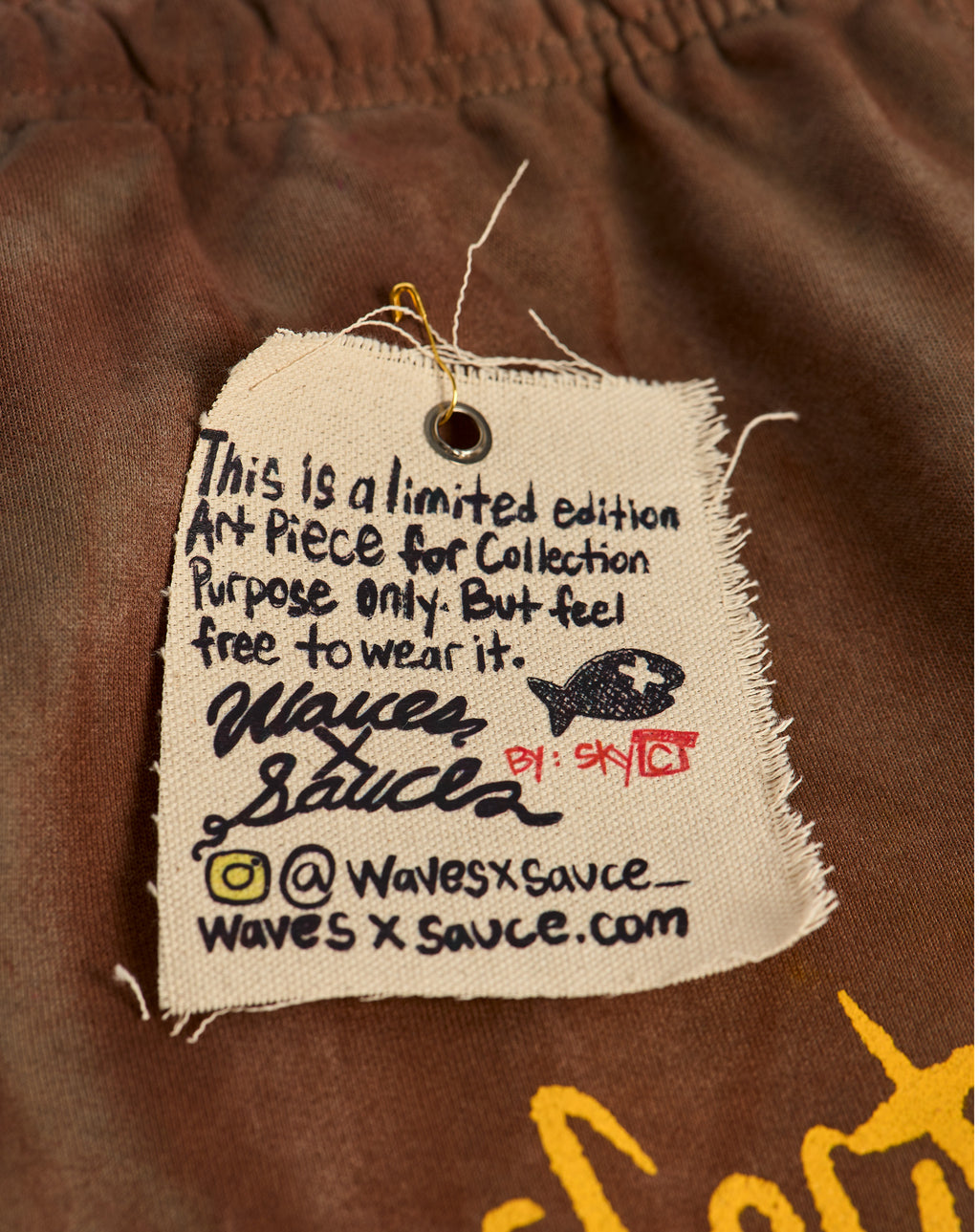 Waves x Sauce Heaven Can Wait Sweats. Underground Apparel. Rule of Next Streetwear.