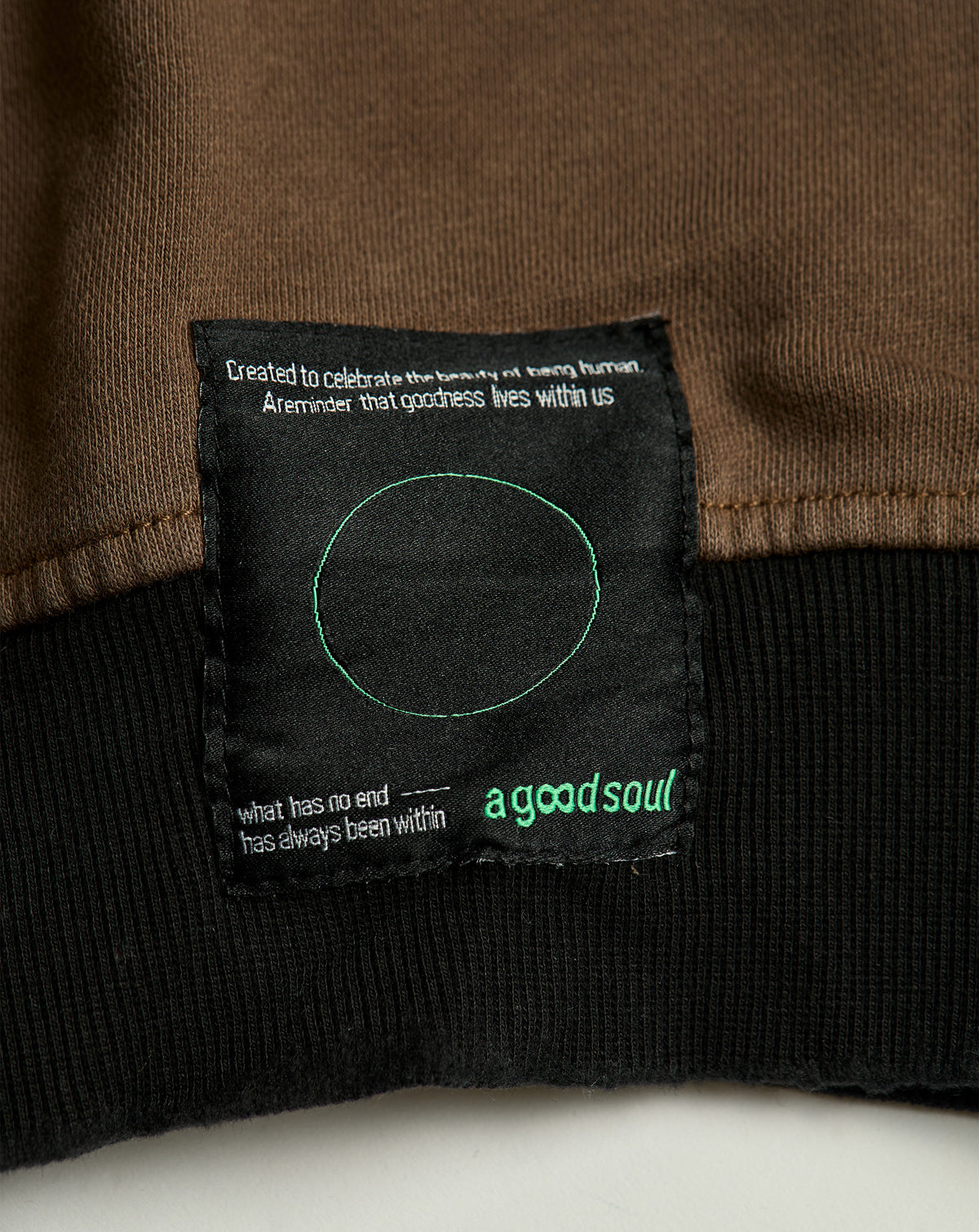 Grounded Two-Tone Crewneck