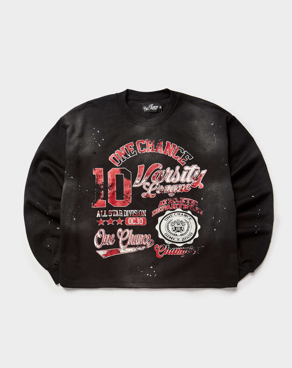 One Chance All Star Vintage Crewneck. Underground Apparel. Rule of Next Streetwear.