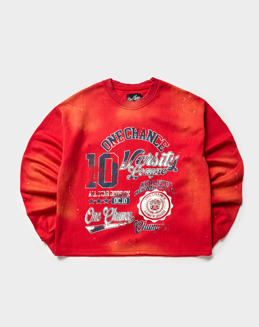 One Chance All Star Vintage Crewneck. Underground Apparel. Rule of Next Streetwear.