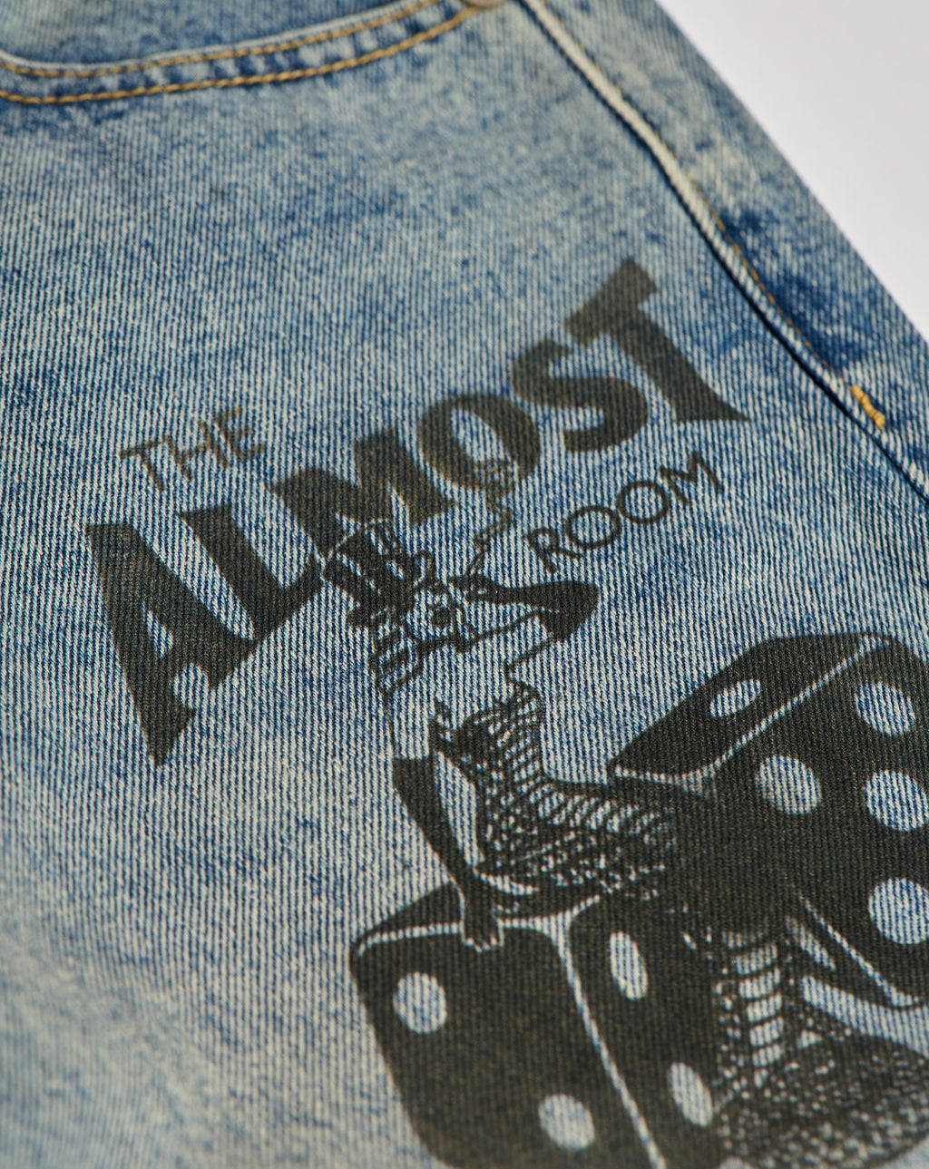 Almost Someday Gallery Denim. Underground Apparel. Rule of Next Streetwear.