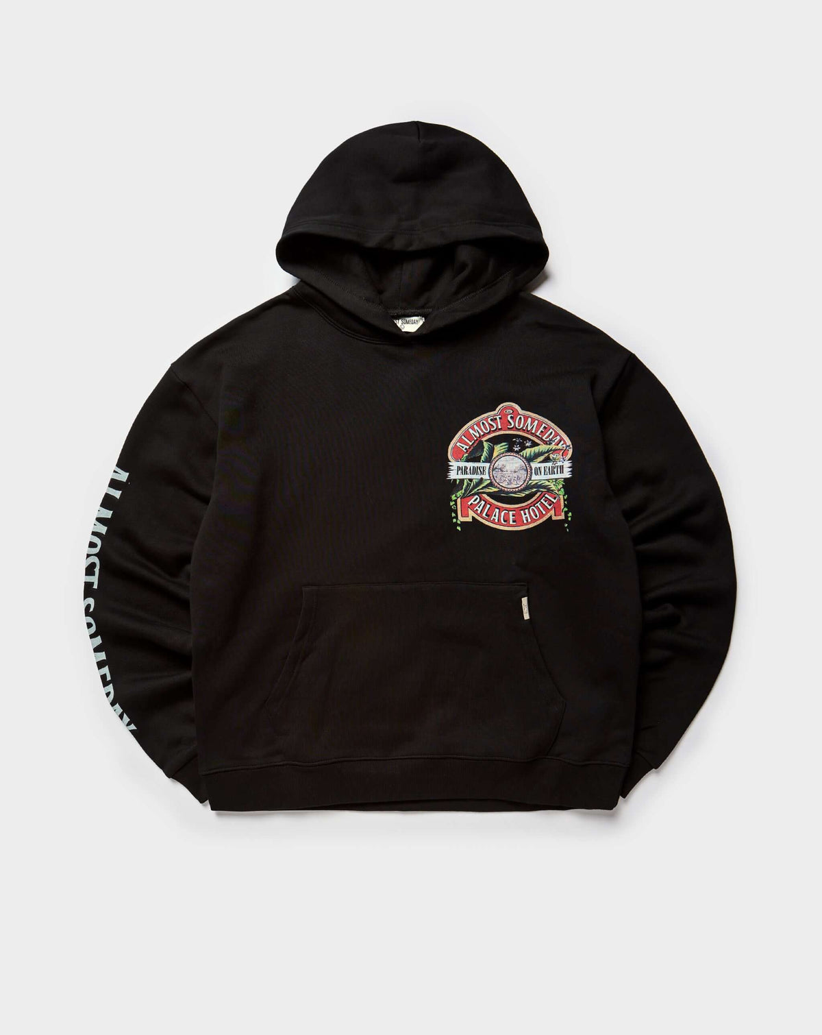 Almost Someday Palace Hoodie Black. Underground Streetwear - Rule 