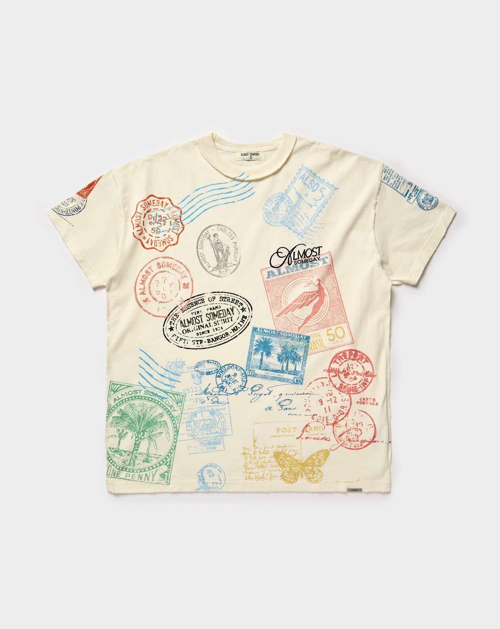 Almost Someday Postcard T-Shirt. Underground Apparel. Rule of Next Streetwear.