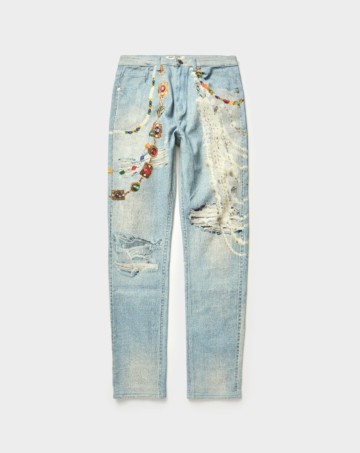 Almost Someday Burlesque Denim in Blue