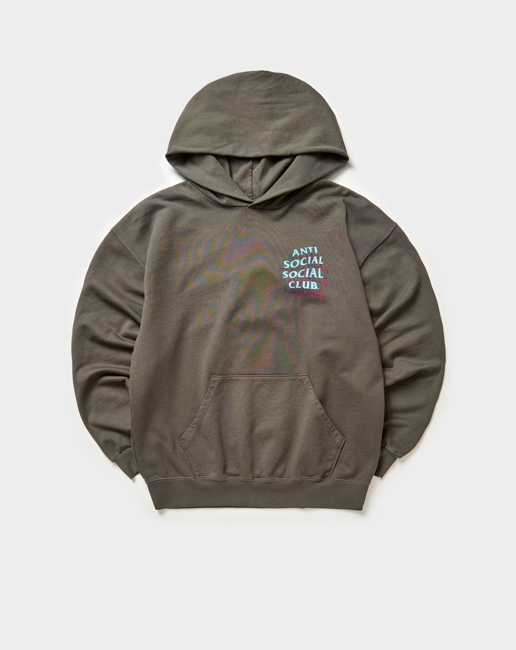 Anti Social Social Club Distressed Hoodie Gray. Underground