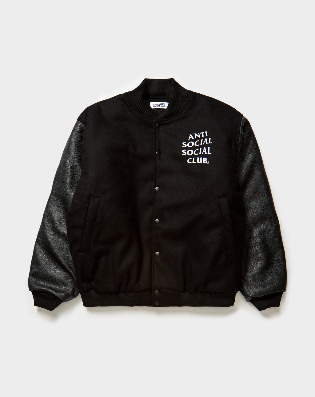 Anti Social Social Club Team Anxious Varsity Jacket. Underground Apparel. Rule of Next Streetwear.