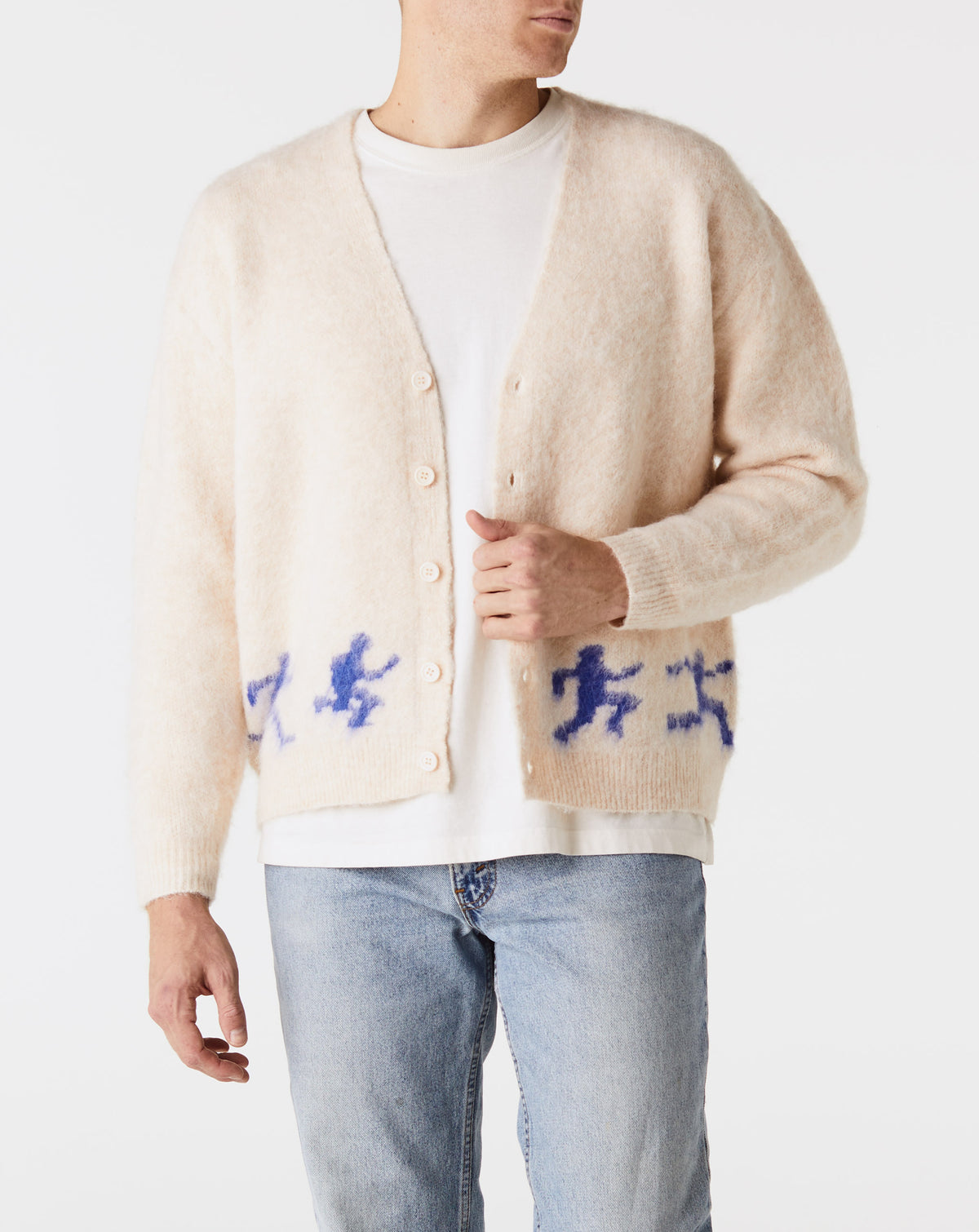 KidSuper Comedie De Kidsuper Mohair Cardigan - Rule of Next Apparel