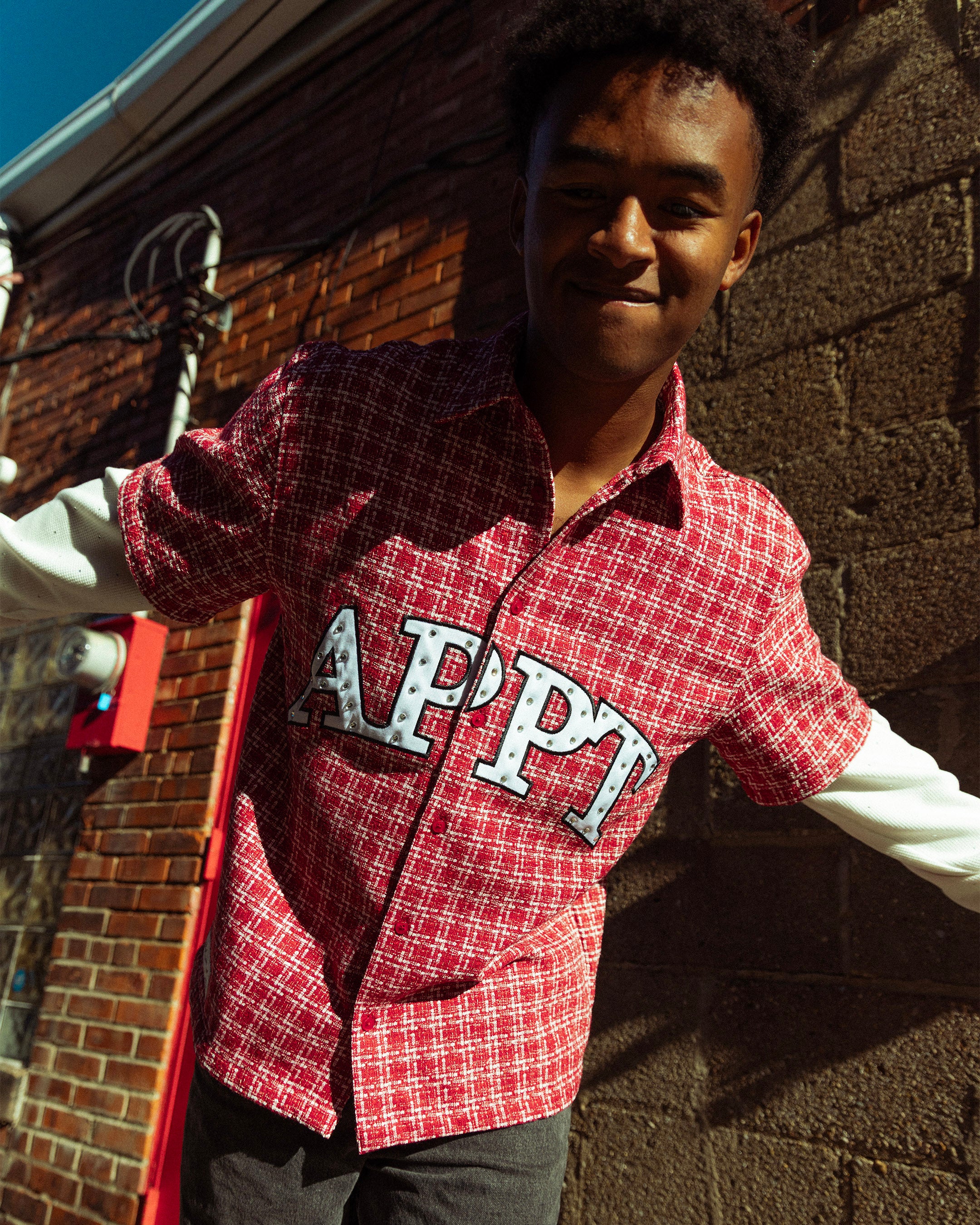 Static Flannel Button Up
