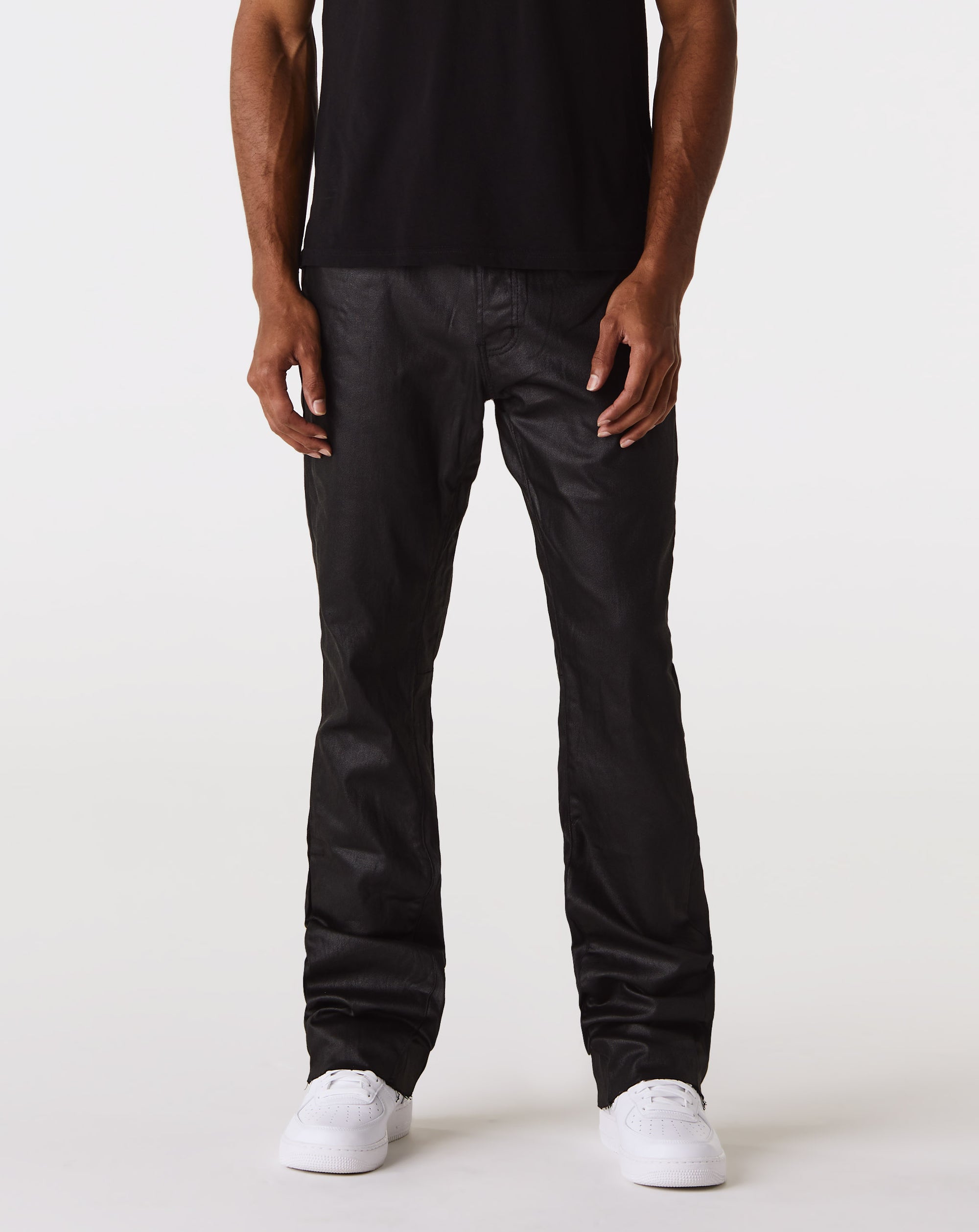mnml B447 Waxed Flare Denim - Rule of Next Apparel