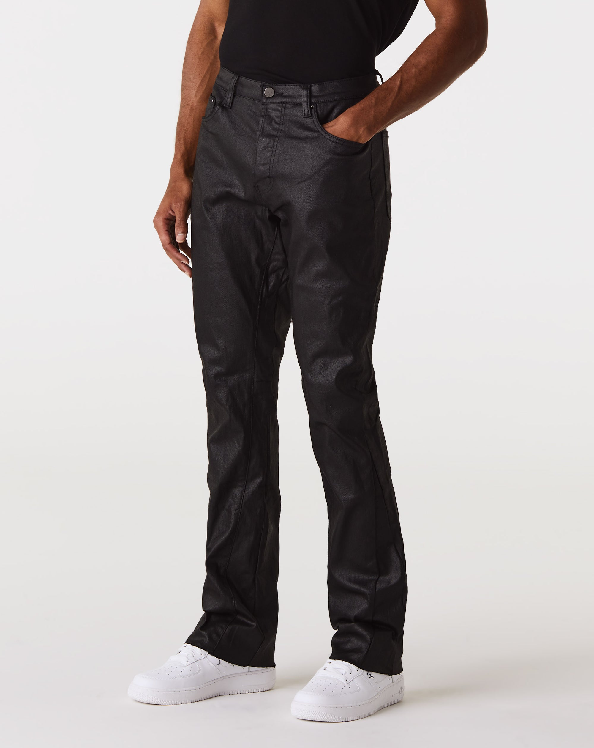 mnml B447 Waxed Flare Denim - Rule of Next Apparel