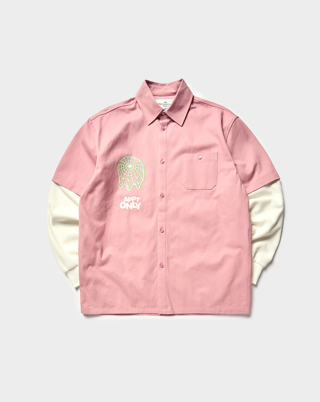 By Appointment Only Glitched Thermal Button Up - Rule of Next Apparel