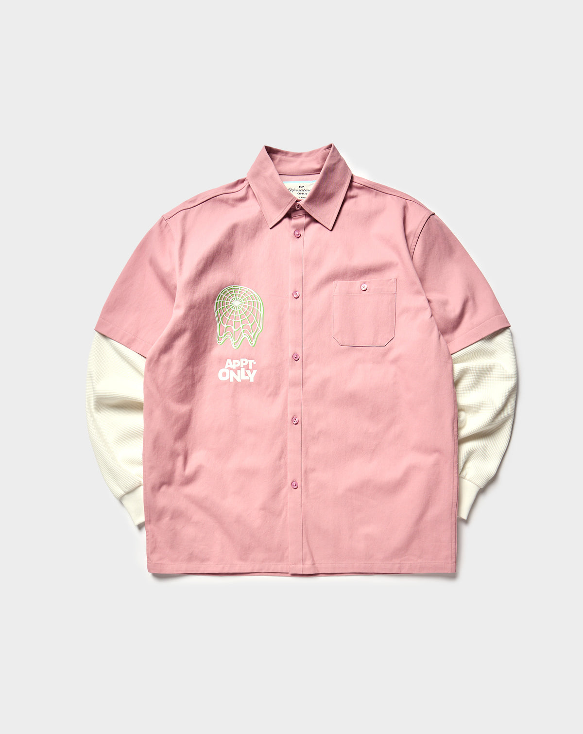 By Appointment Only Glitched Thermal Button Up - Rule of Next Apparel
