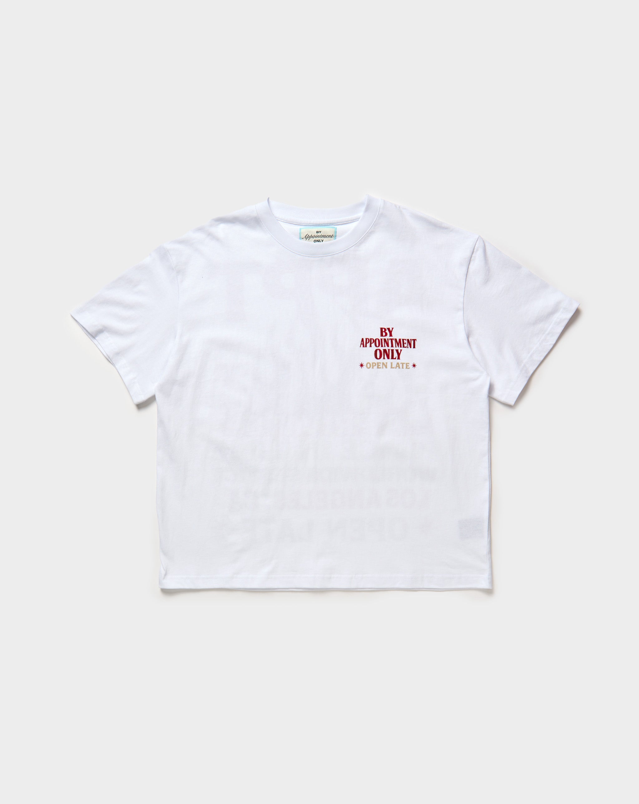 By Appointment Only Open Late T-Shirt. Underground Apparel. Rule of Next Streetwear.