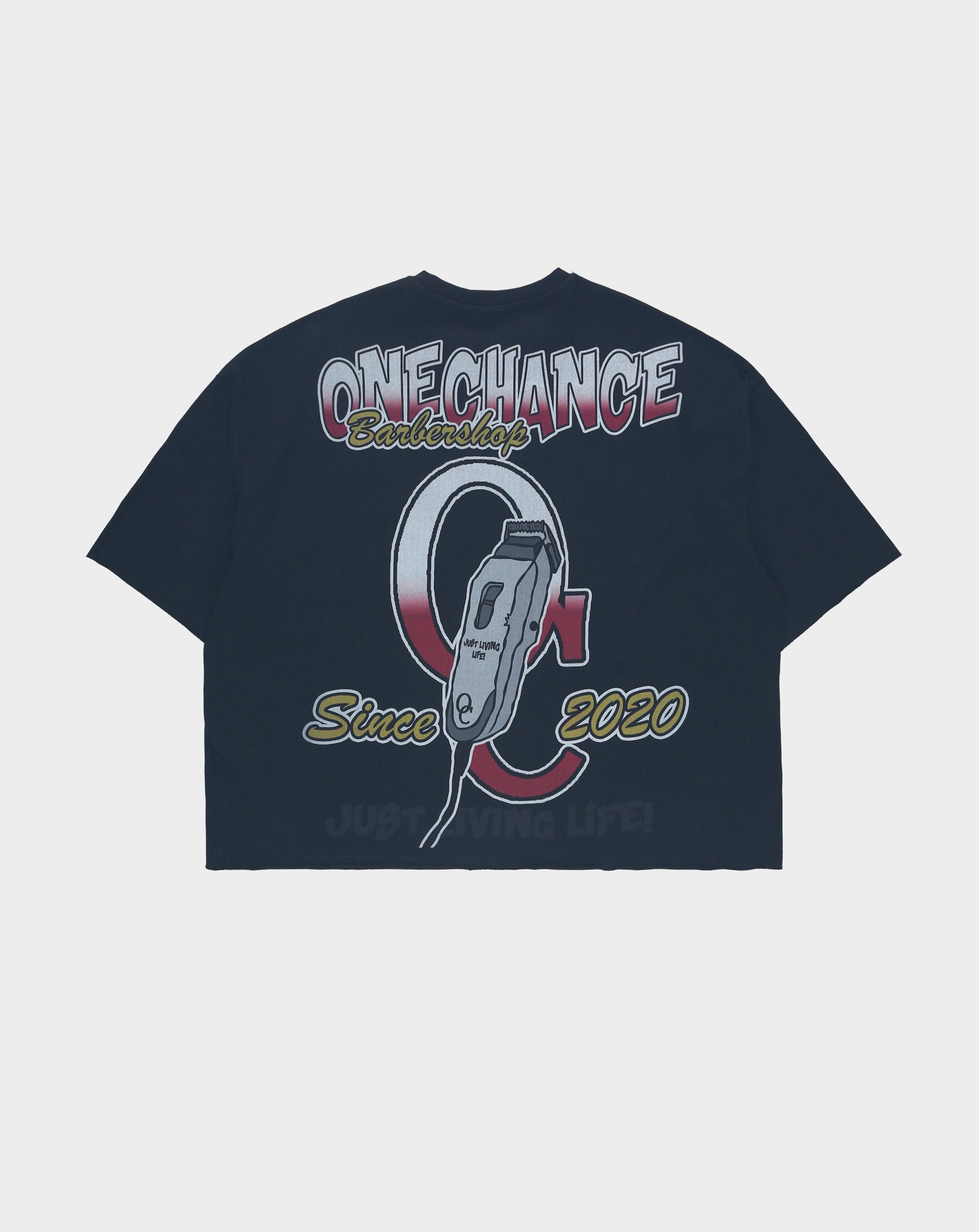 One Chance Barbershop Cropped T-Shirt - Rule of Next Apparel
