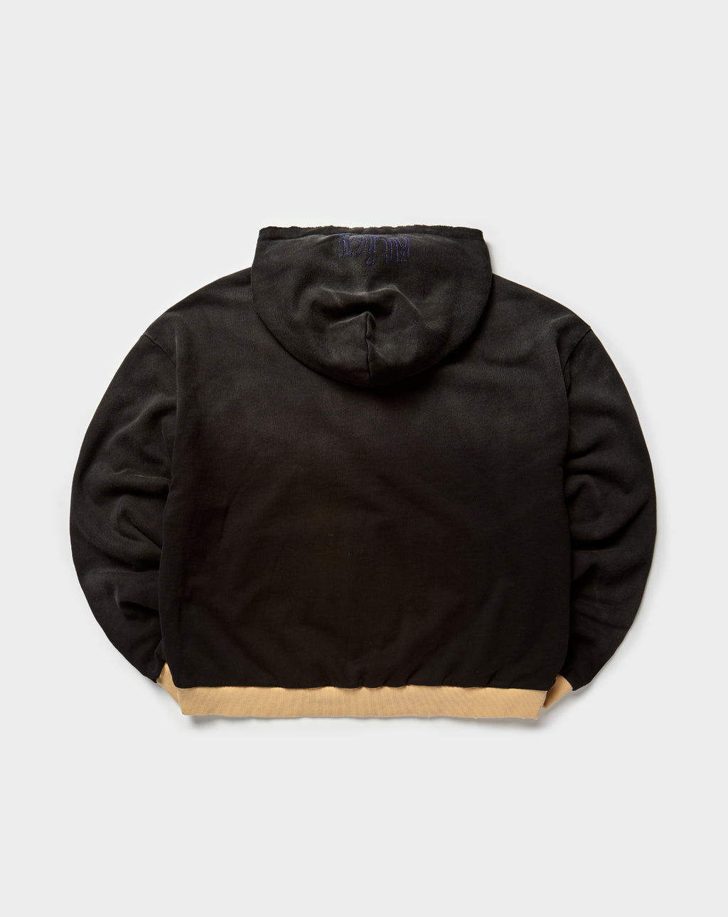Contrast Reversible Zip-Up Hoodie