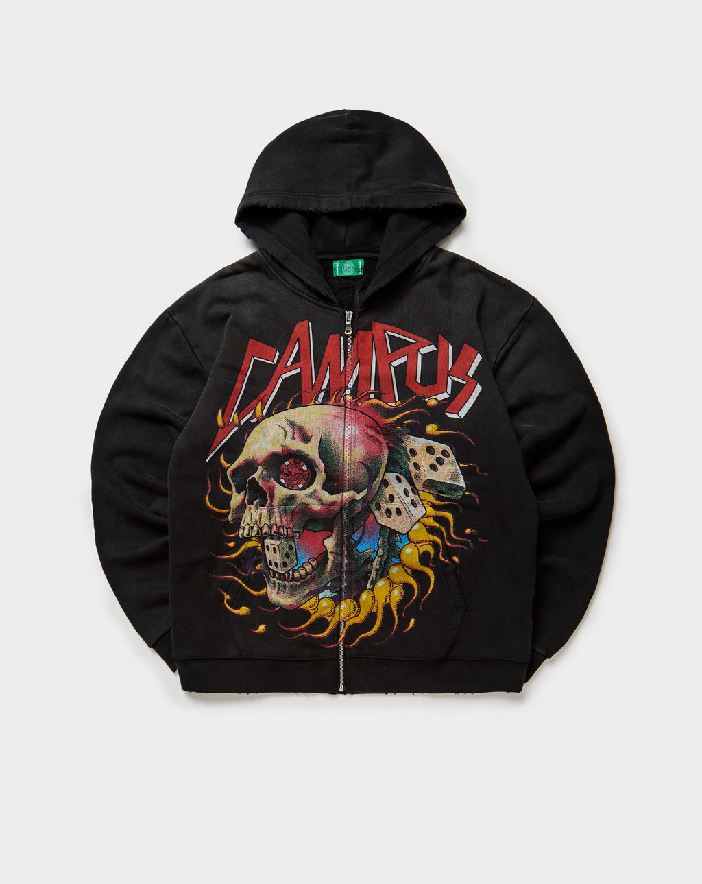 Campus Nocturne Zip Up Hoodie. Underground Apparel. Rule of Next Streetwear.