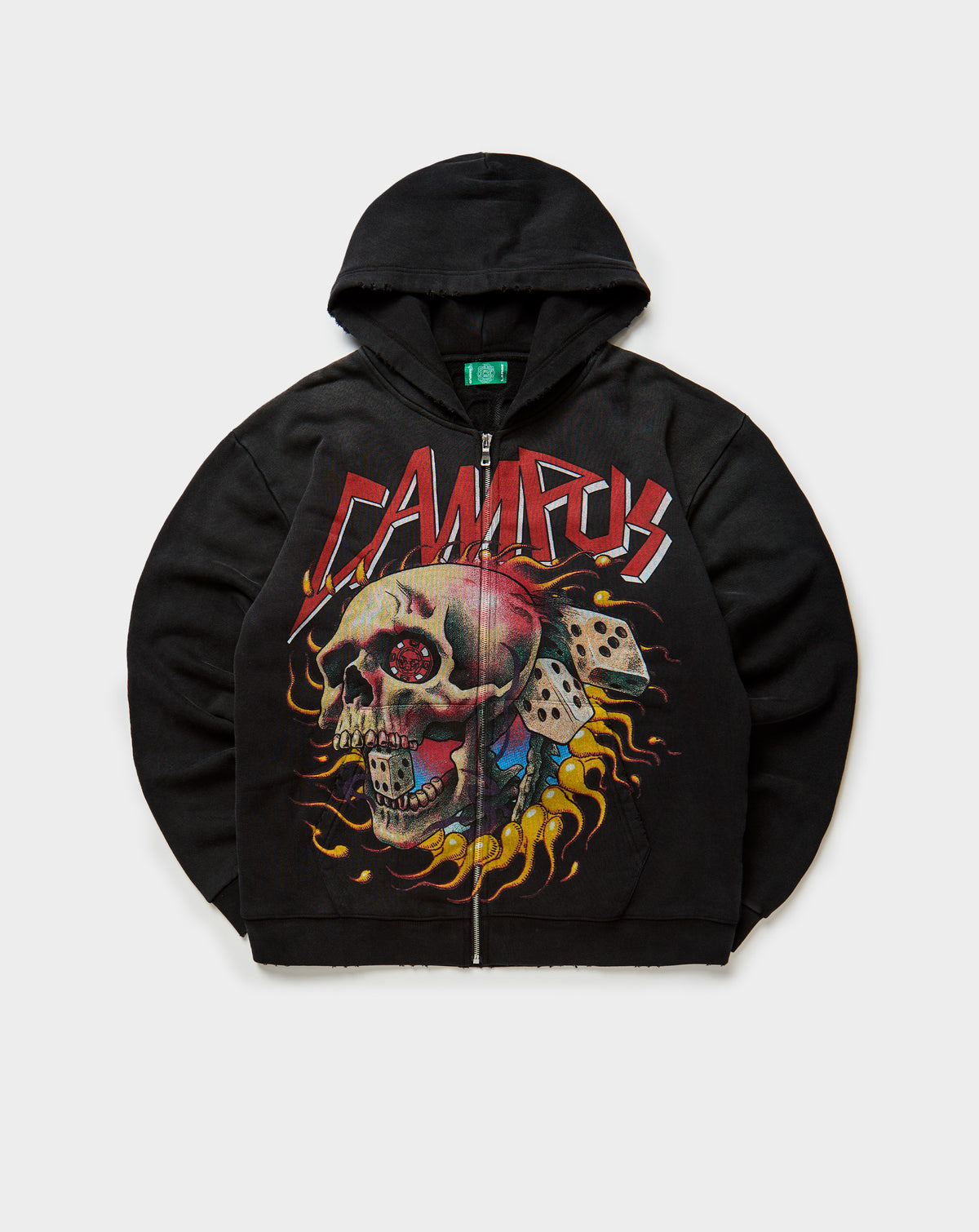 Campus Nocturne Zip Up Hoodie. Underground Apparel. Rule of Next Streetwear.