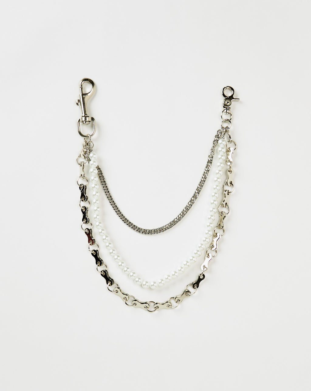 PRVT LBL Wallet Chain Pearl Silver 2 Chain - Rule of Next Accessories
